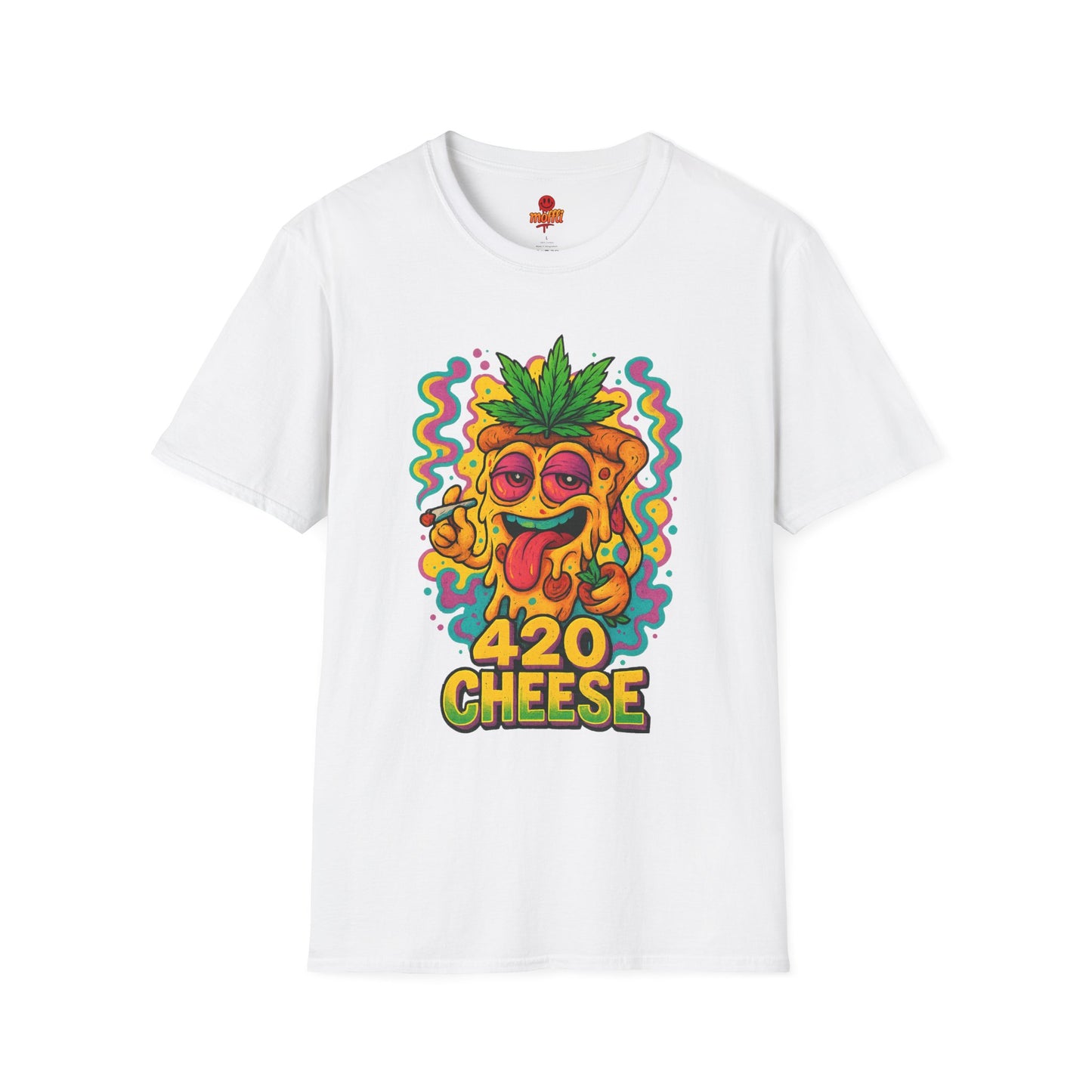 420 Cheese Weed Shirt – Funny Trippy Pizza T-Shirt (Tax Included)