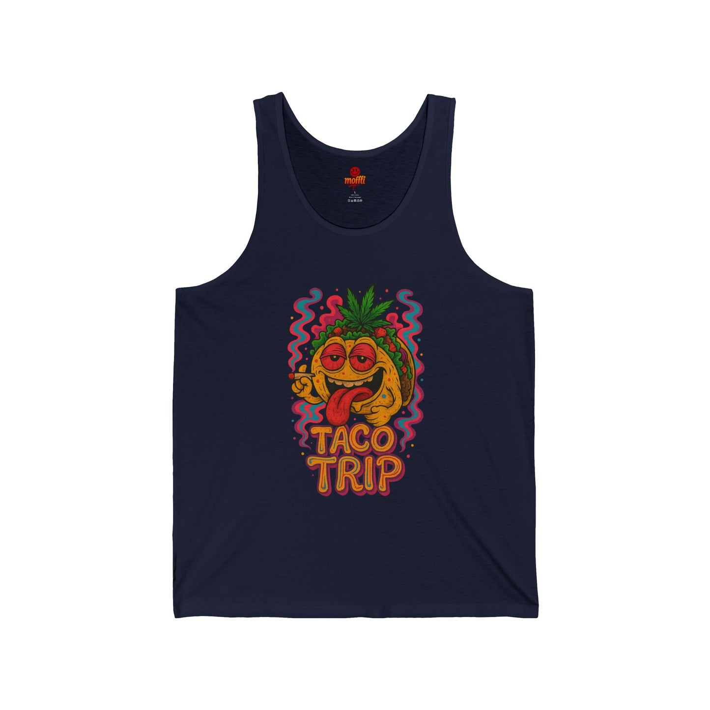 Taco Trip Tank Top, Funny Weed Taco (Tax Included)