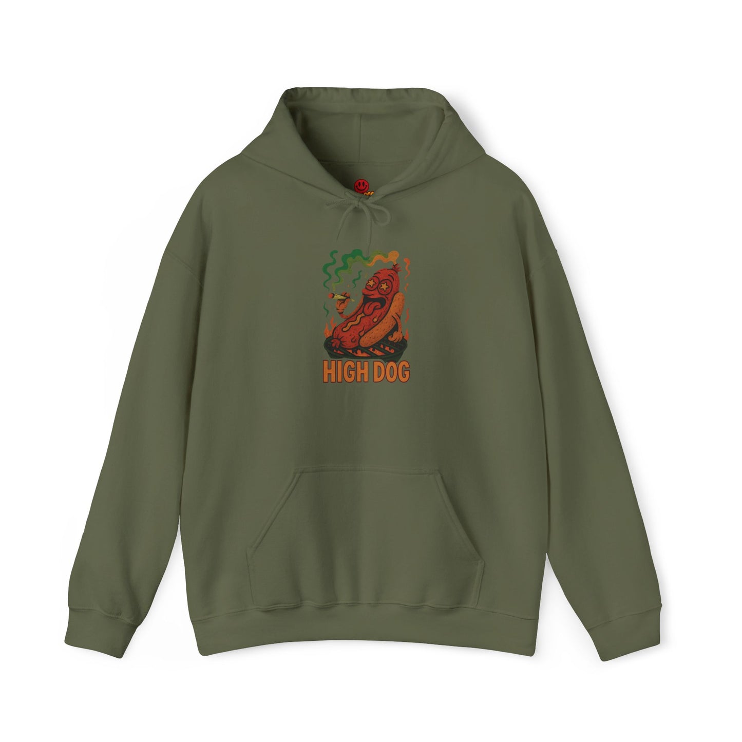 High Dog Hoodie – Funny Weed Hot Dog (Tax Included)