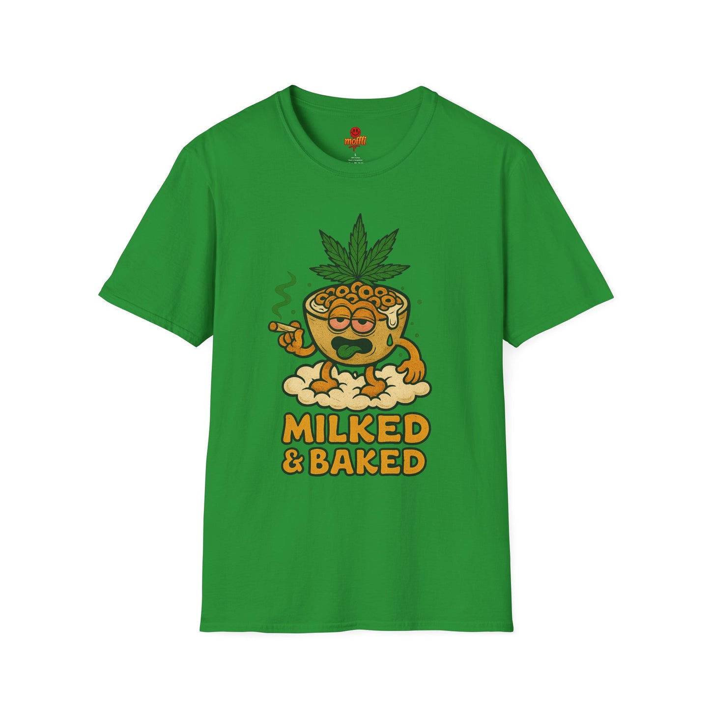 Milked & Baked Funny Cereal Weed Shirt (Tax Included)