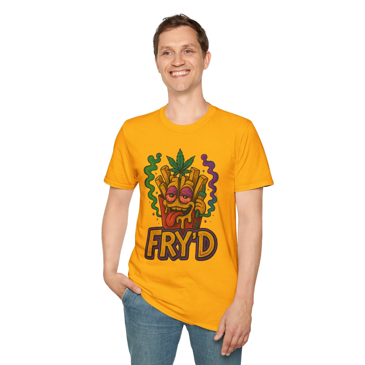 FRY'D Funny French Fries Weed Shirt (Tax Included)