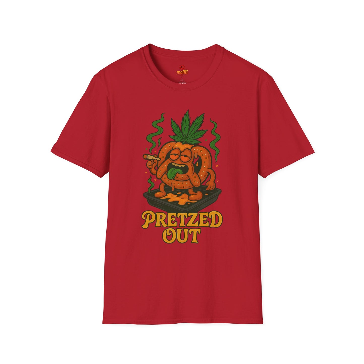 Pretzed Out T-Shirt – Funny Stoner Pretzel Shirt (Tax Included)