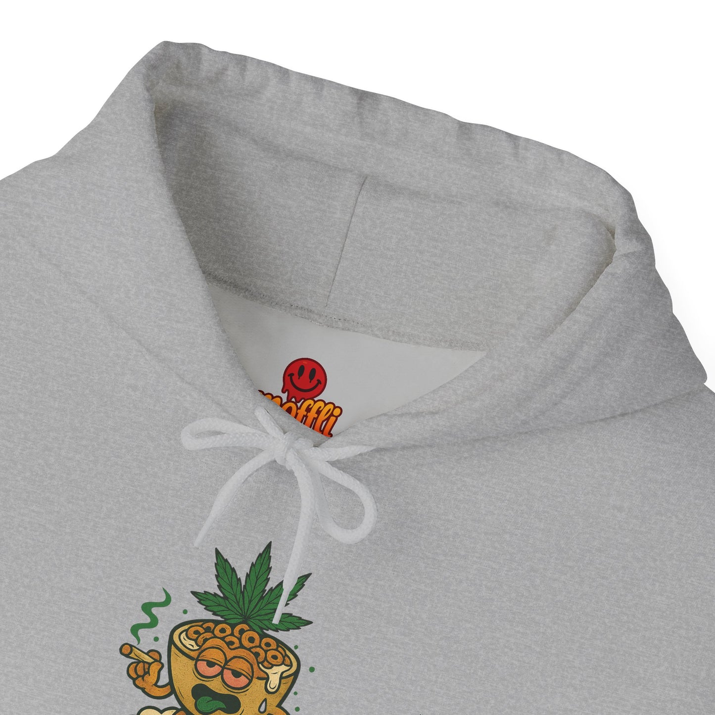 Milked & Baked Hoodie – Funny Cereal Bowl Stoner (Tax Included)