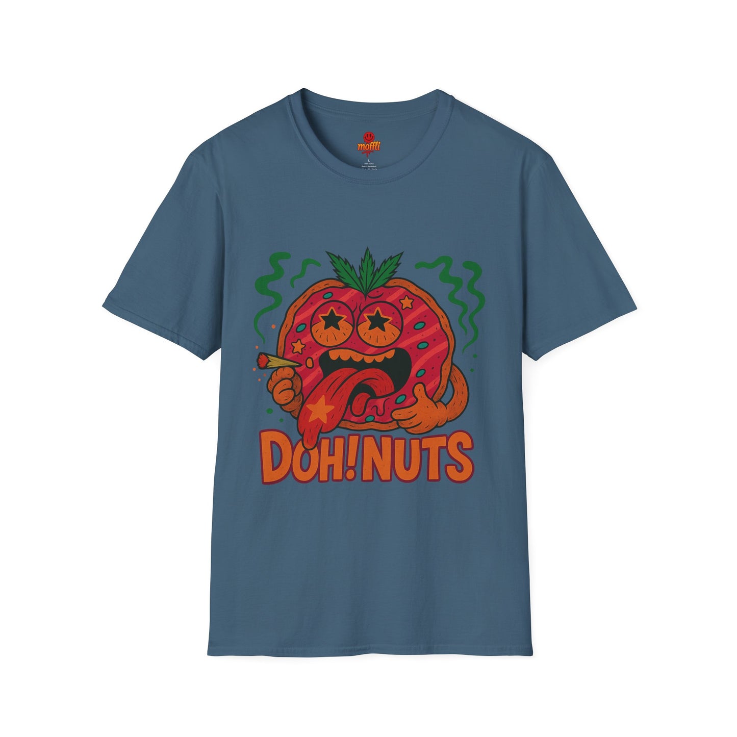 DOH! NUTS Funny Stoner Donut T-Shirt (Tax Included)