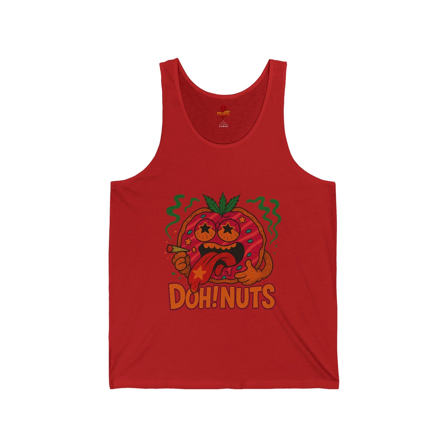 Doh! Nuts Tank Top, Funny Weed Donut (Tax Included)