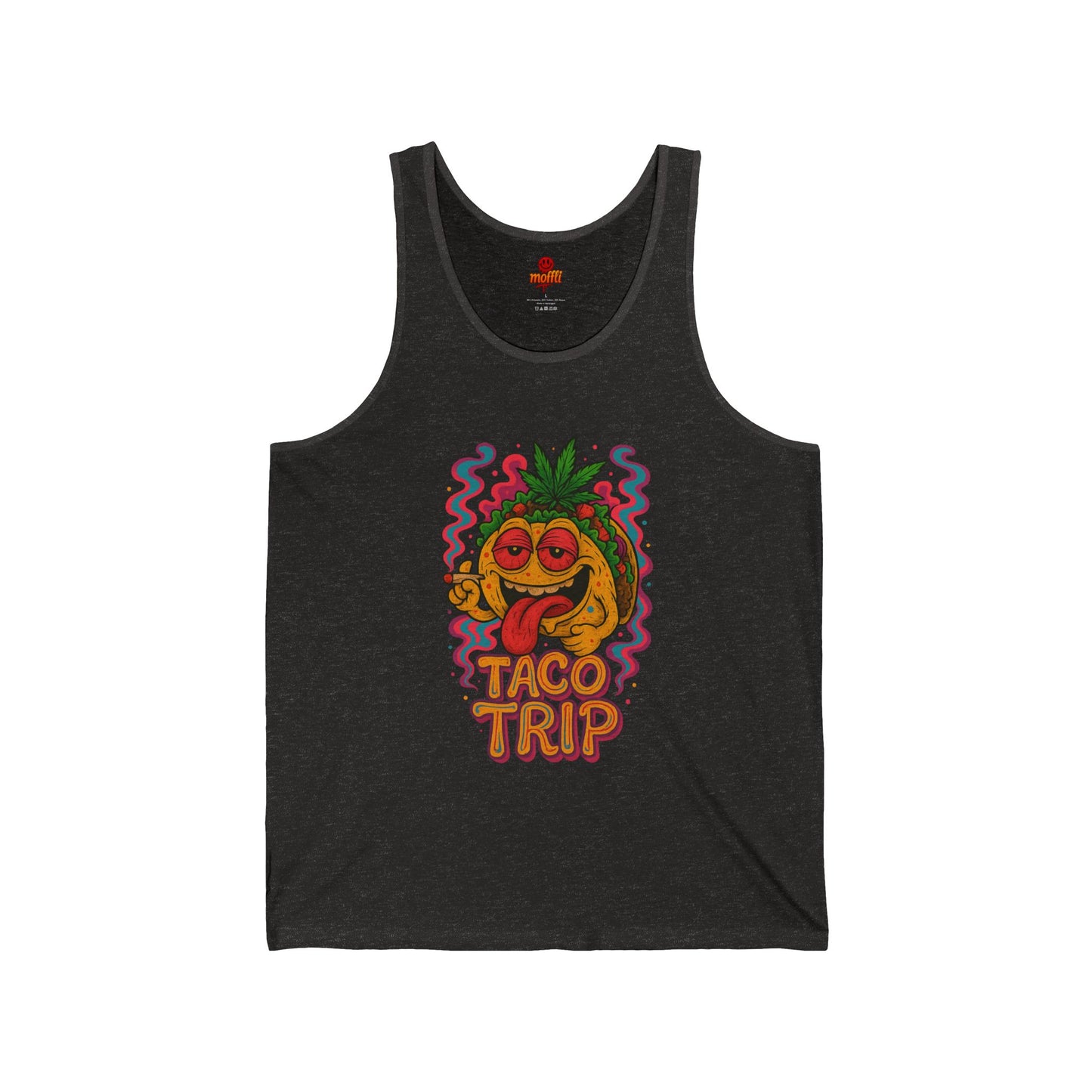 Taco Trip Tank Top, Funny Weed Taco (Tax Included)