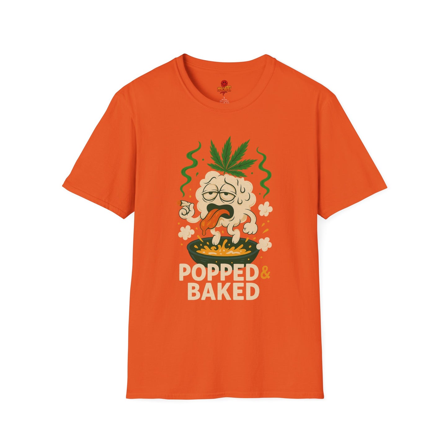 Popped & Baked – Funny Weed Popcorn Shirt (Tax Included)