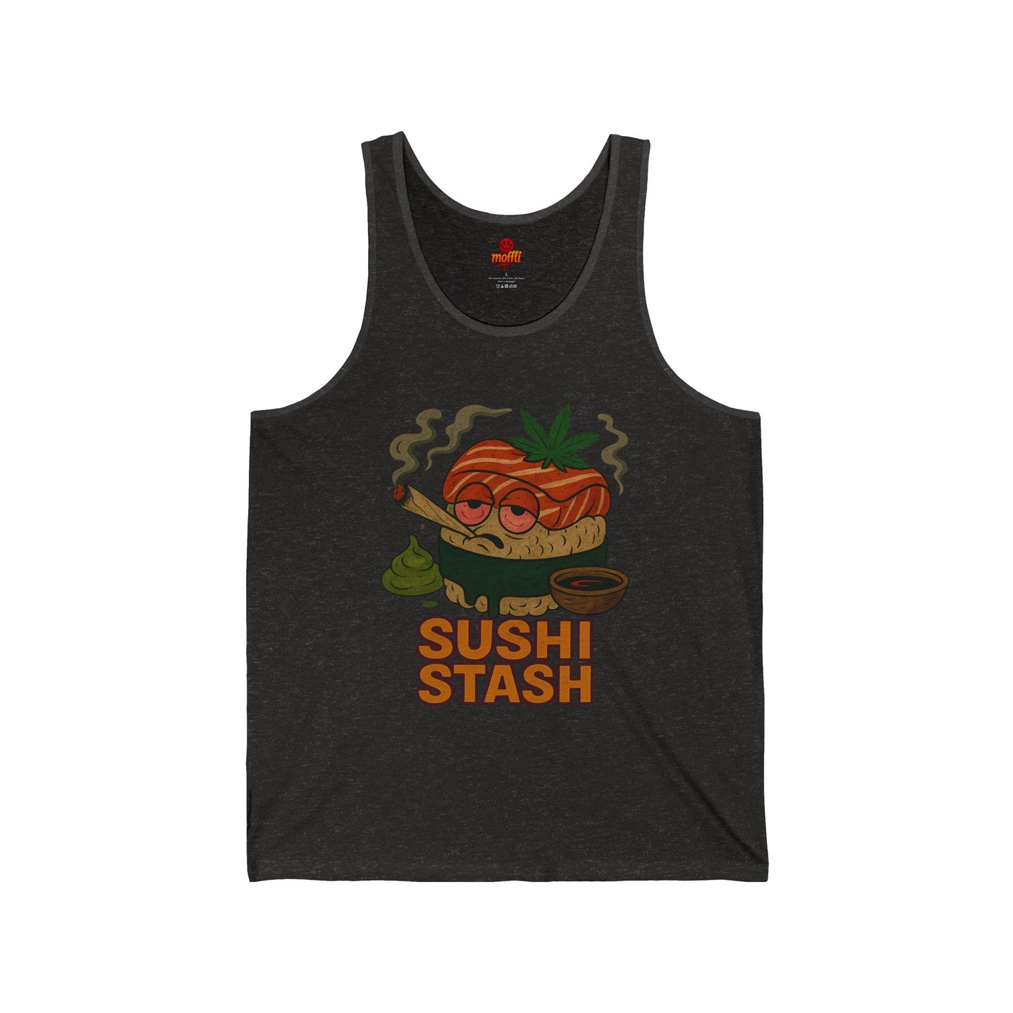 Sushi Stash Tank Top, Funny Weed Sushi (Tax Included)
