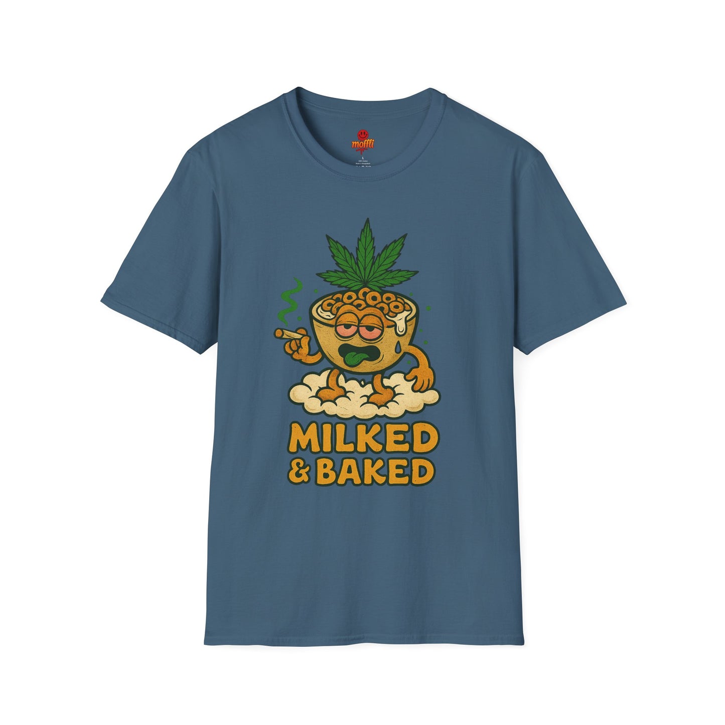 Milked & Baked Funny Cereal Weed Shirt (Tax Included)