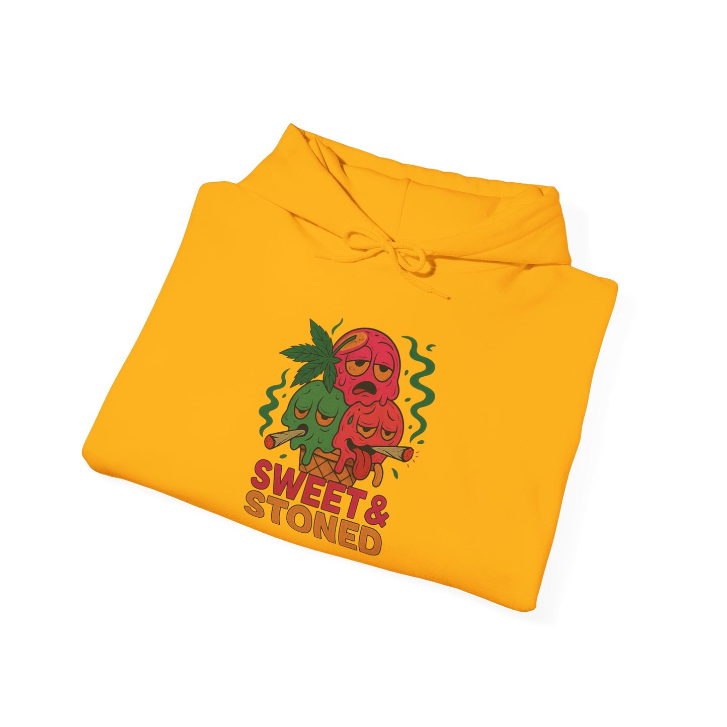 Sweet & Stoned Hoodie – Funny Weed Ice Cream (Tax Included)