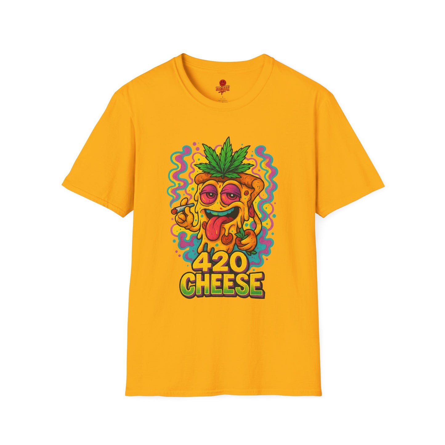 420 Cheese Weed Shirt – Funny Trippy Pizza T-Shirt (Tax Included)