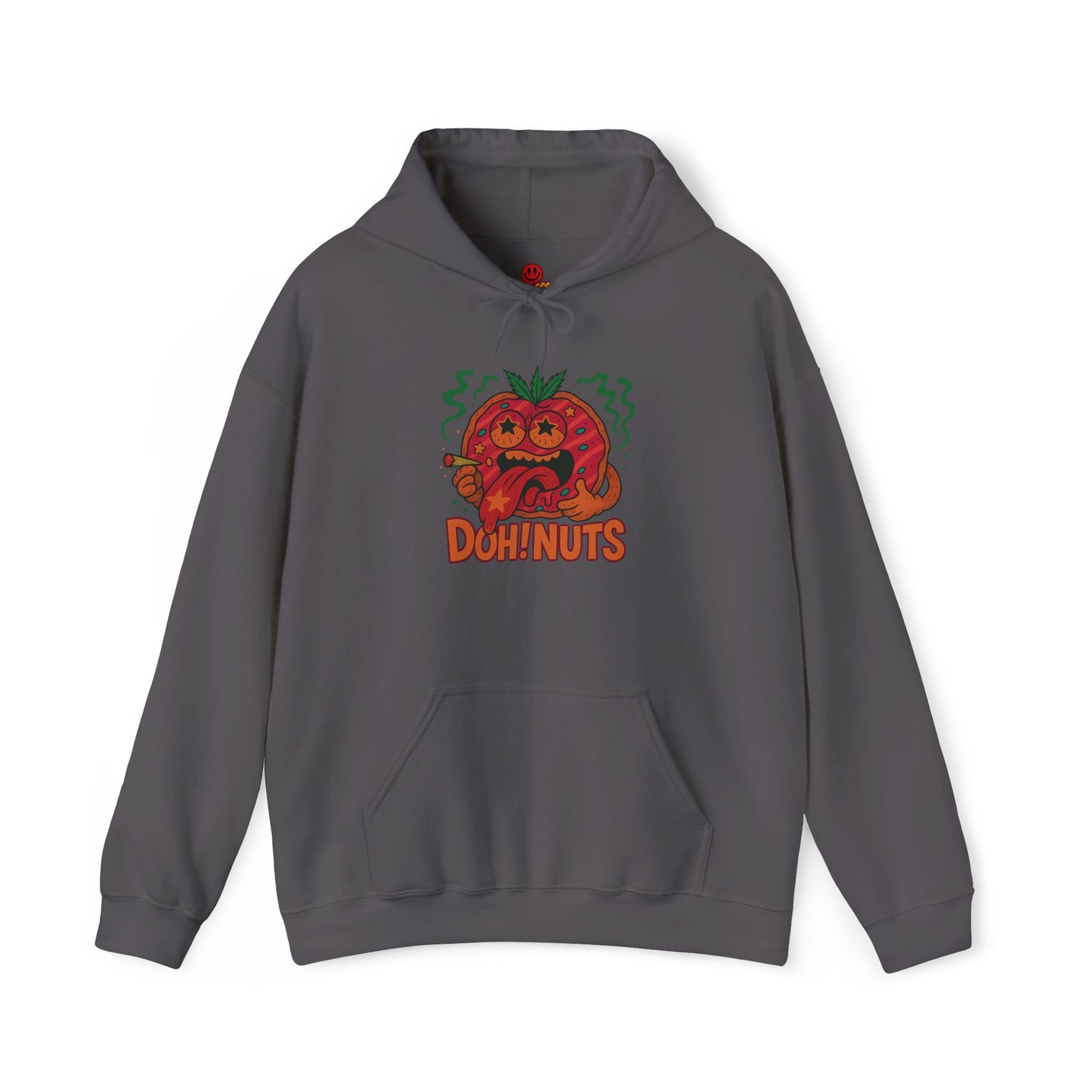 Doh! Nuts Star-Eyes Hoodie – Funny Weed Donut (Tax Included)