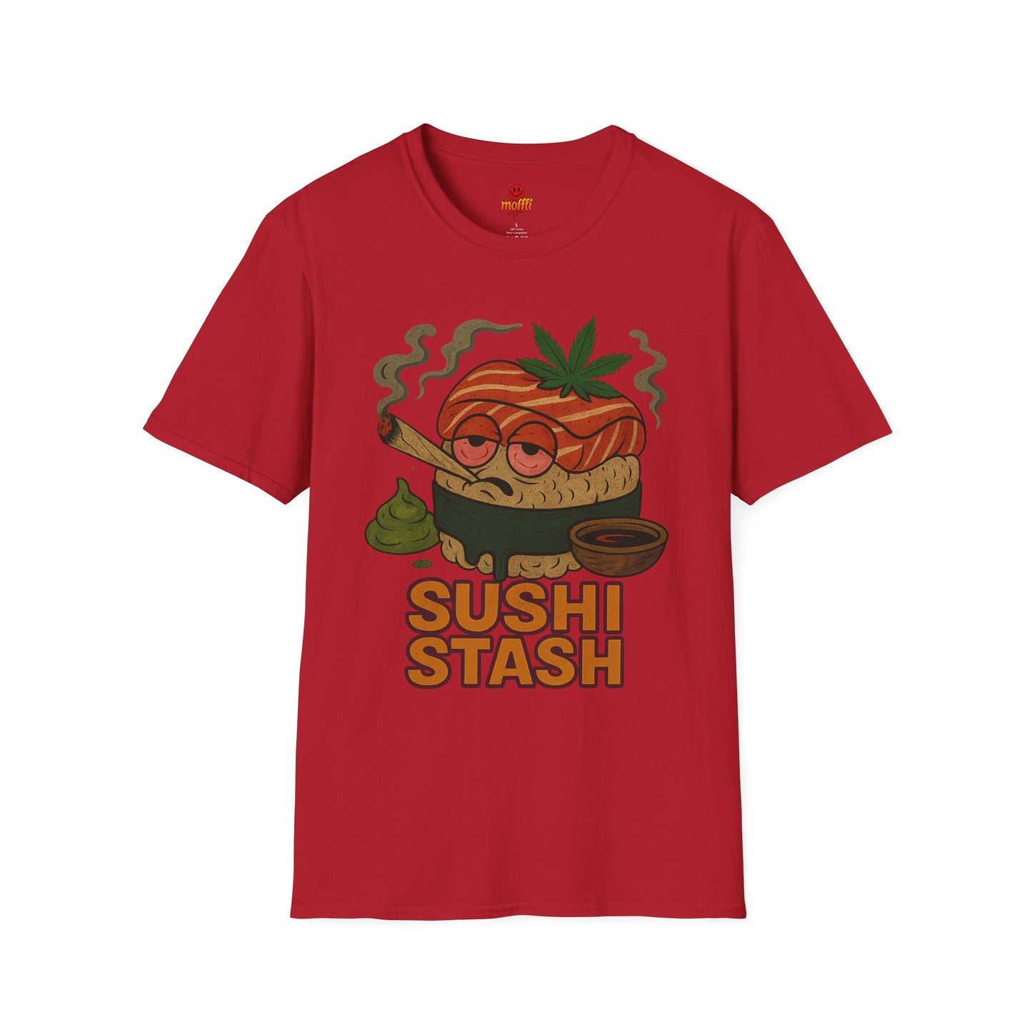 Sushi Stash T-Shirt – Funny Weed Sushi (Tax Included)