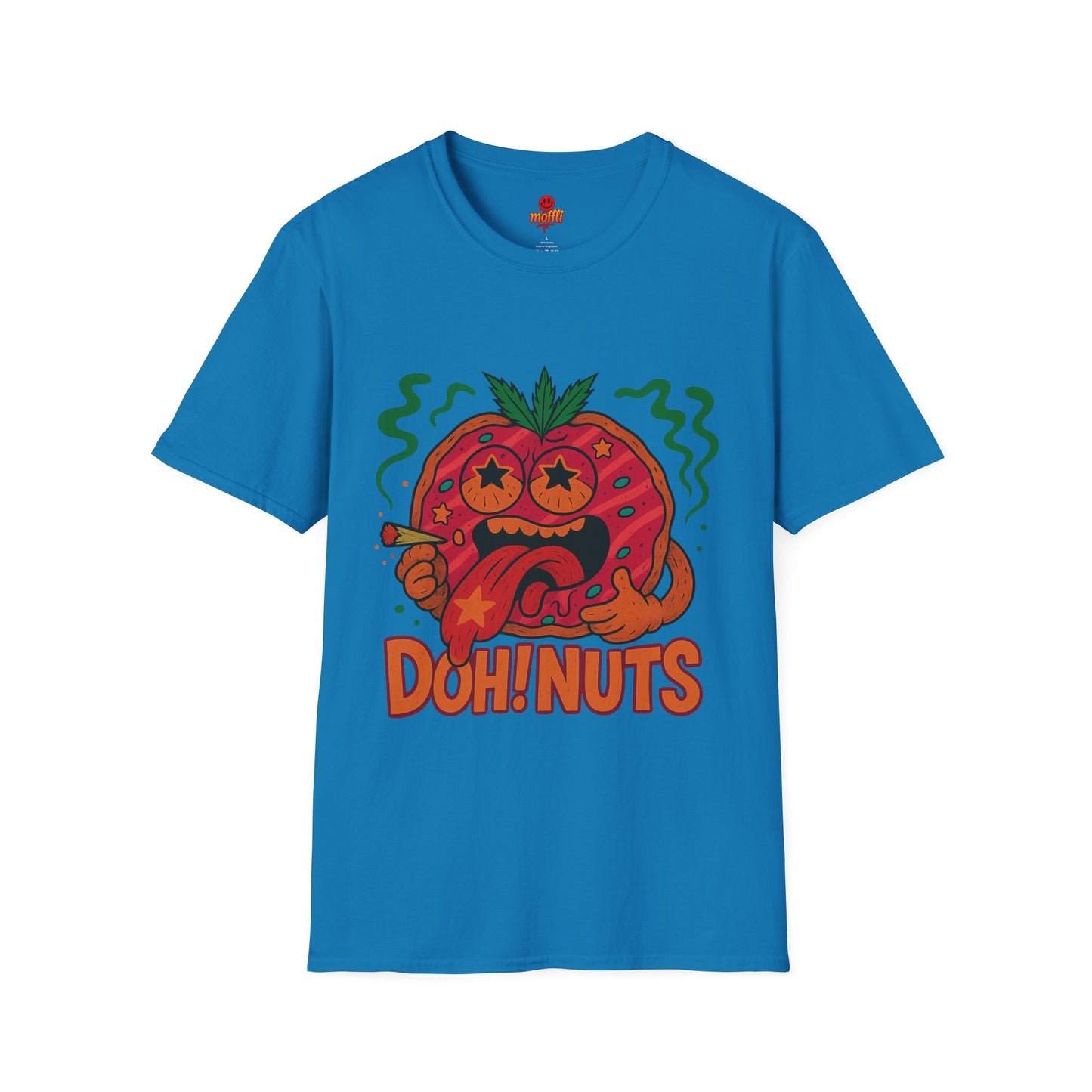 DOH! NUTS Funny Stoner Donut T-Shirt (Tax Included)