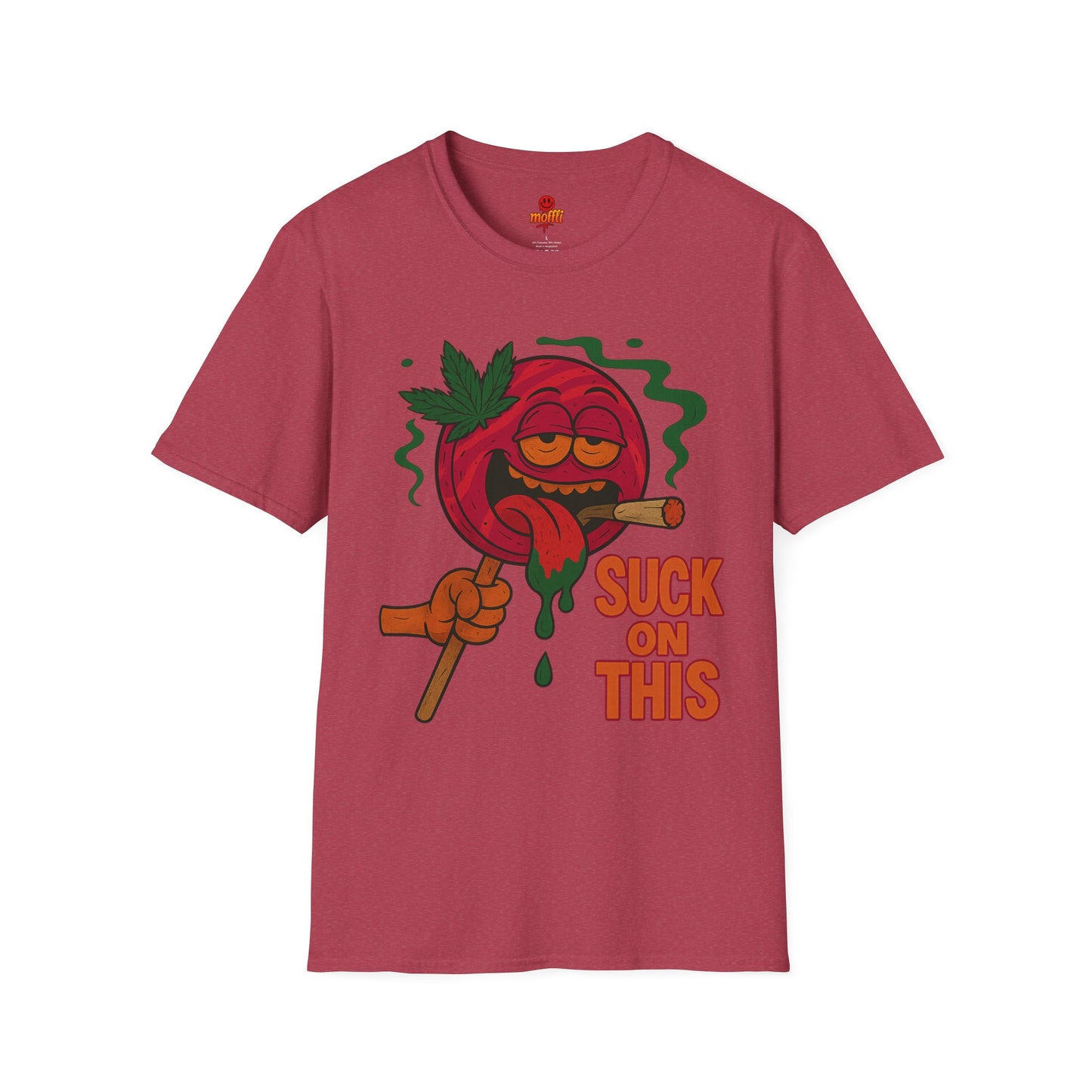Suck On This T-Shirt – Funny Weed Lollipop Shirt (Tax Included)