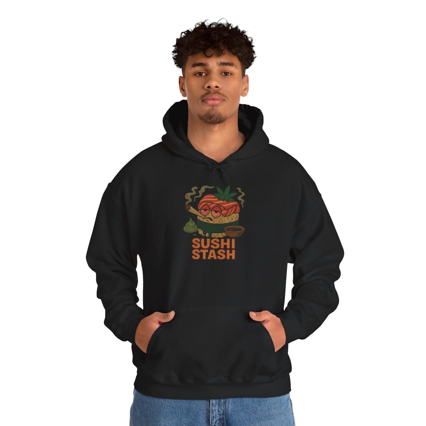 Sushi Stash Hoodie – Funny Weed Sushi (Tax Included)