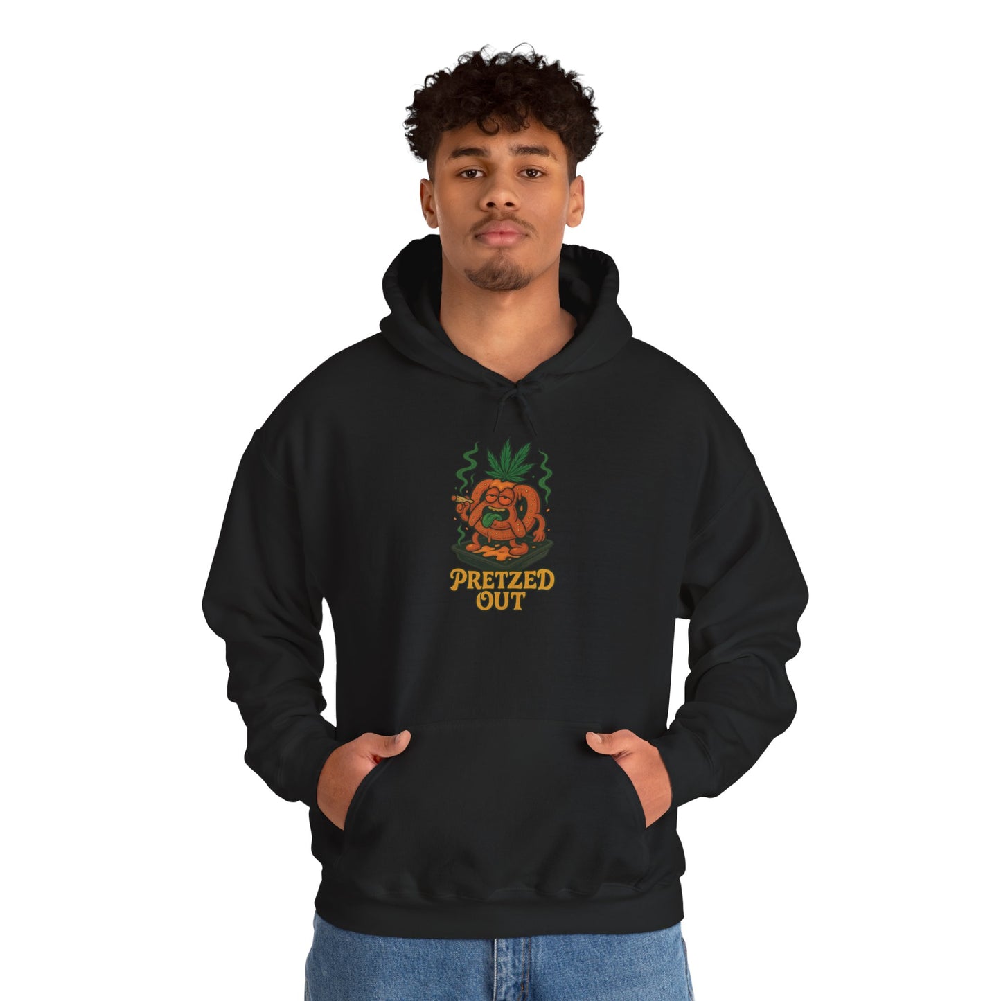 Pretzed Out Hoodie – Funny Weed Pretzel Stoner (Tax Included)