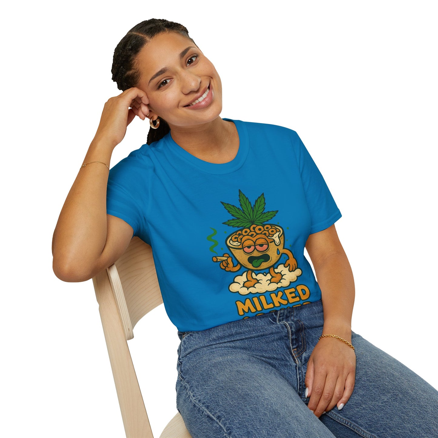 Milked & Baked Funny Cereal Weed Shirt (Tax Included)