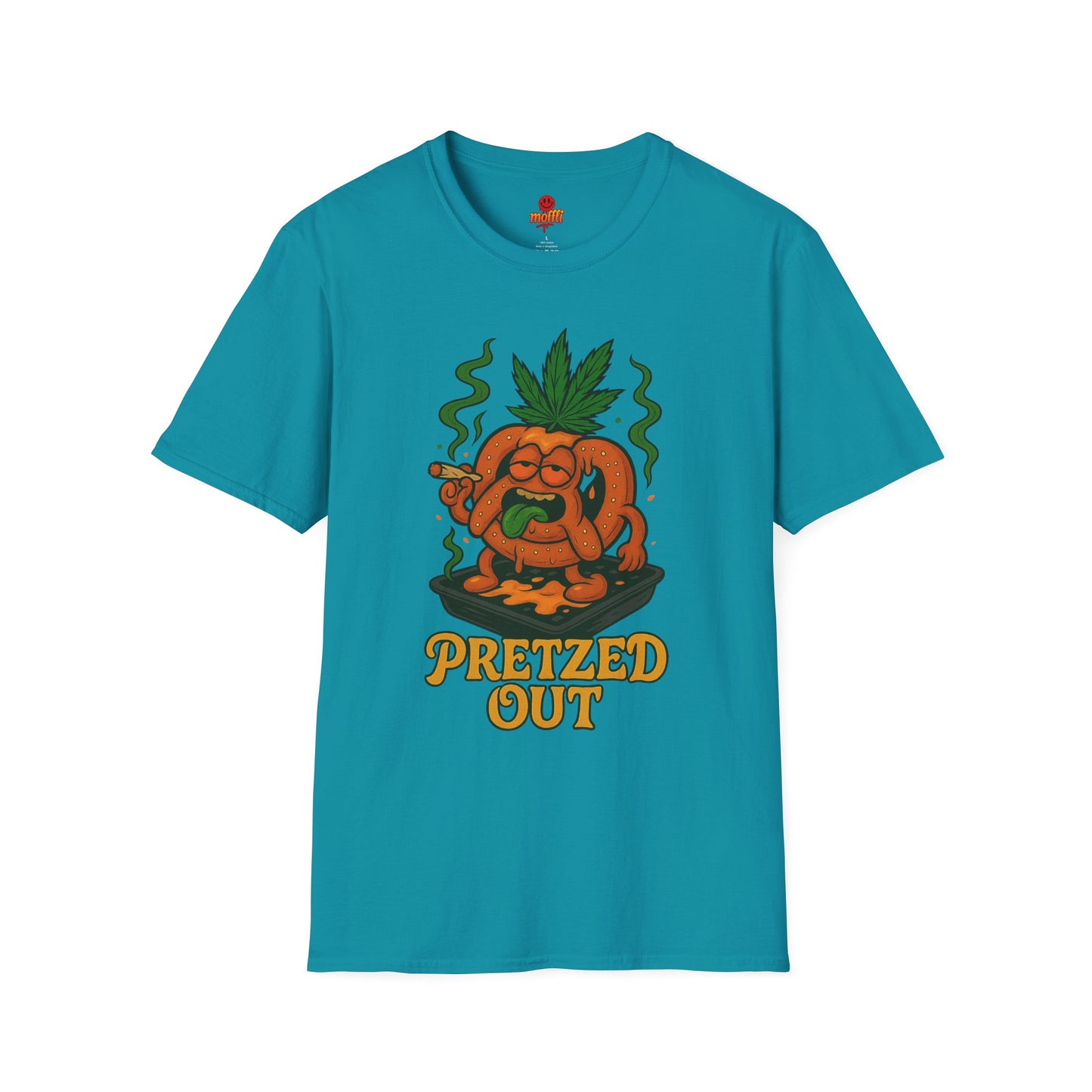 Pretzed Out T-Shirt – Funny Stoner Pretzel Shirt (Tax Included)