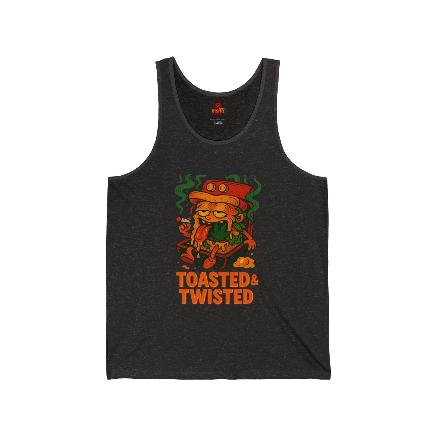 Toasted & Twisted , Funny Weed Sandwich Tank Top (Tax Included)