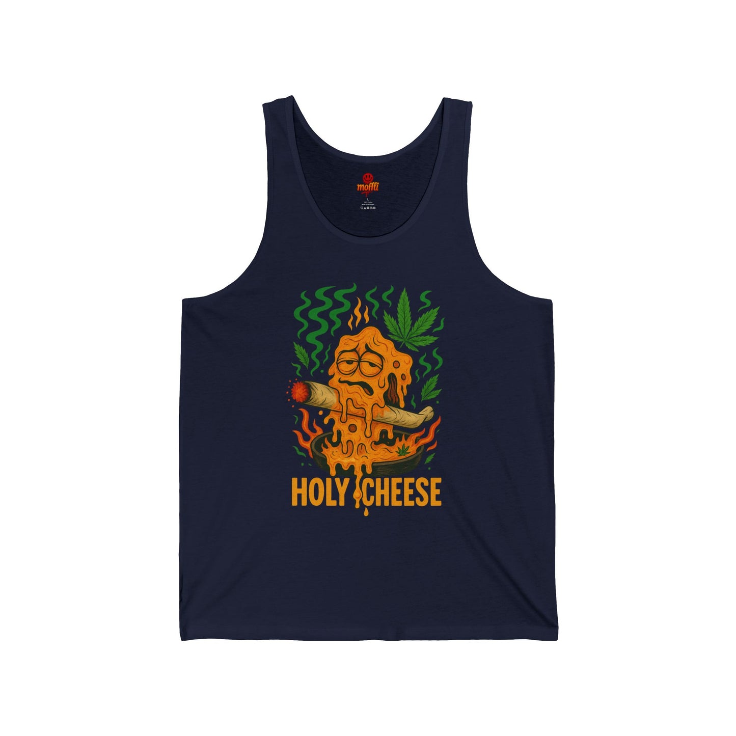 Holy Cheese Tank Top, Funny Weed Cheese (Tax Included)