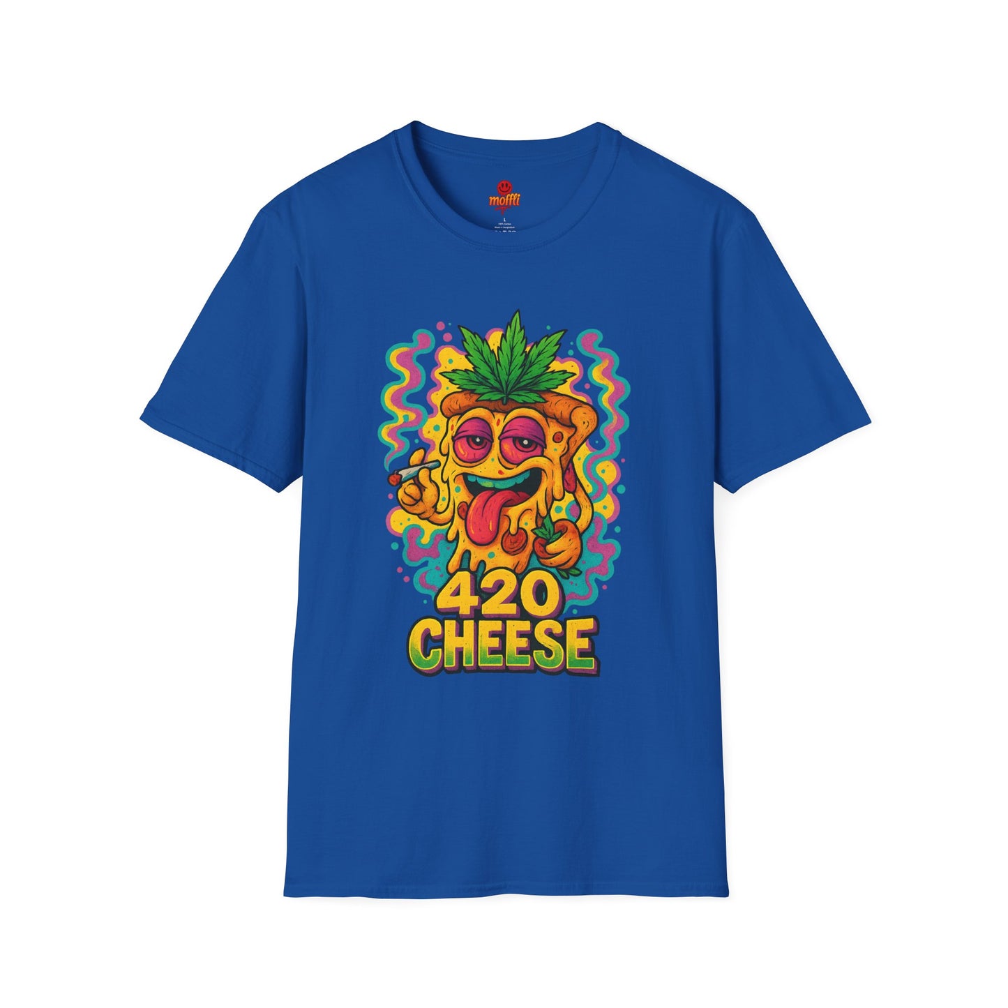 420 Cheese Weed Shirt – Funny Trippy Pizza T-Shirt (Tax Included)