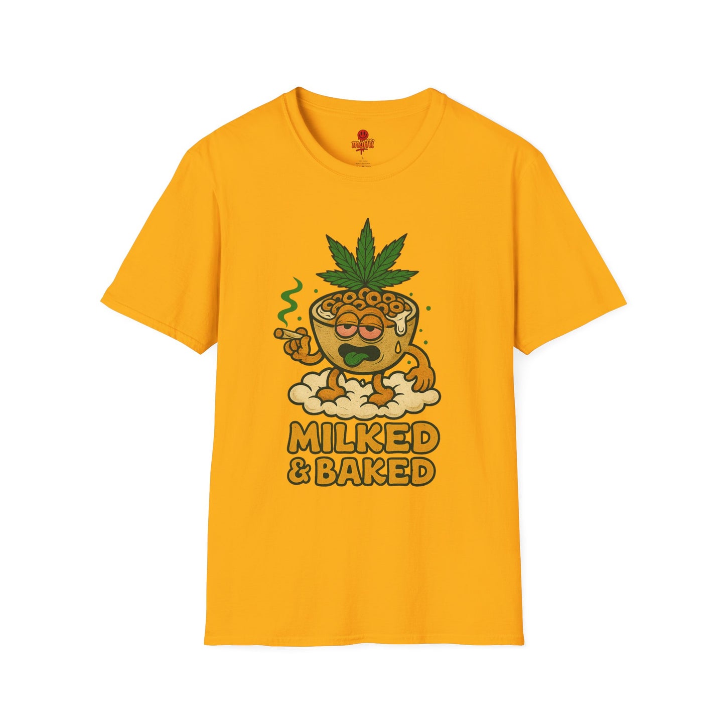 Milked & Baked Funny Cereal Weed Shirt (Tax Included)