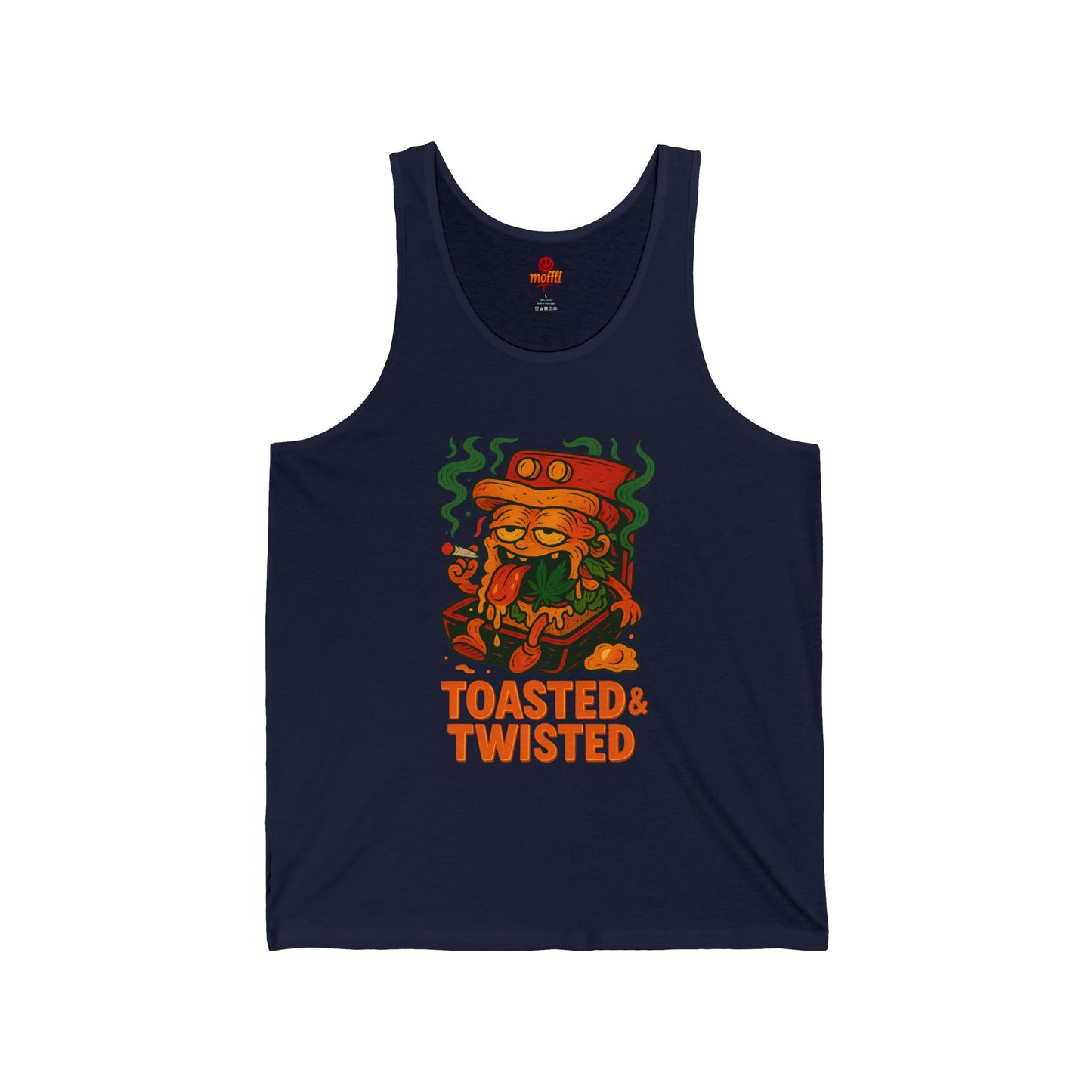 Toasted & Twisted , Funny Weed Sandwich Tank Top (Tax Included)