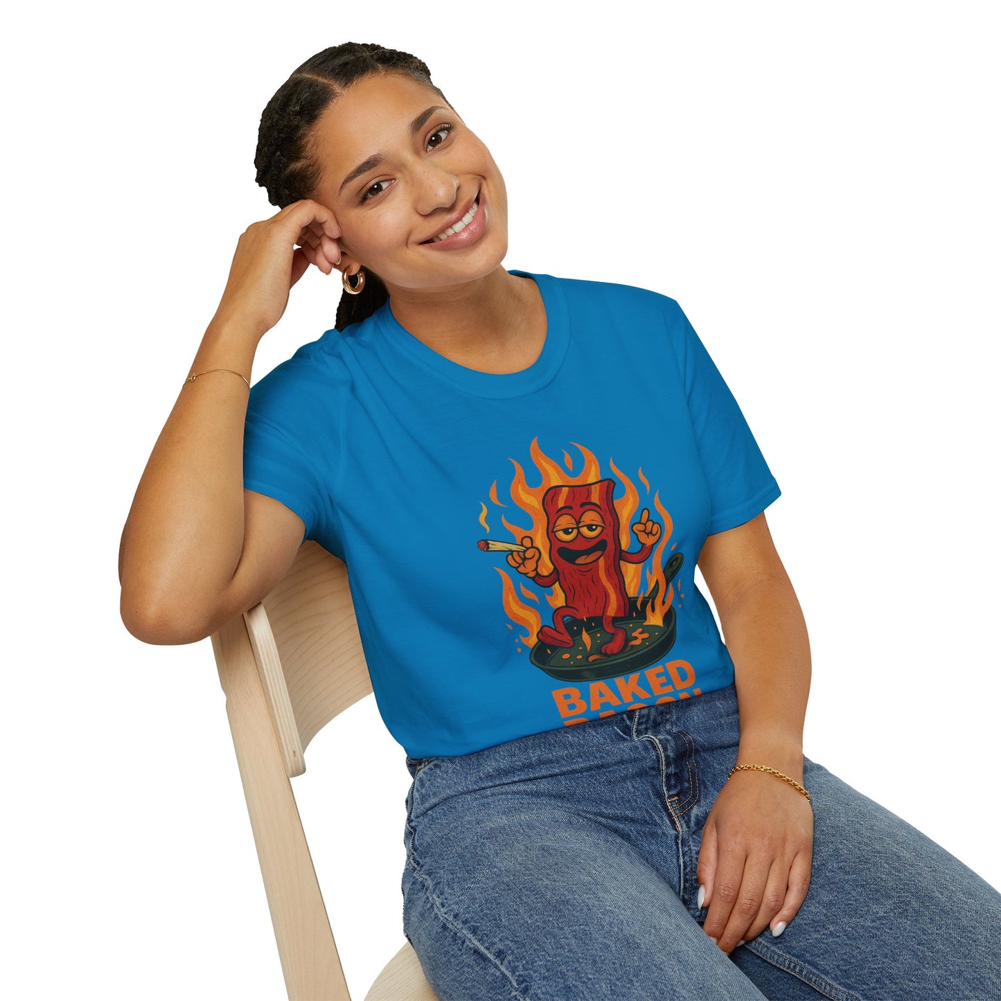 Baked Bacon T-Shirt – Funny Weed Bacon Shirt (Tax Included)
