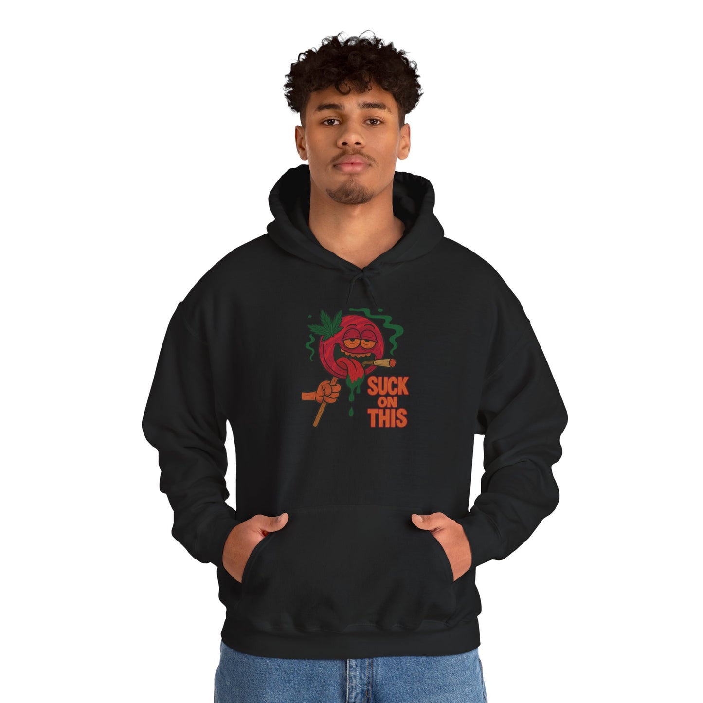 Suck On This Hoodie – Funny Weed Lollipop (Tax Included)