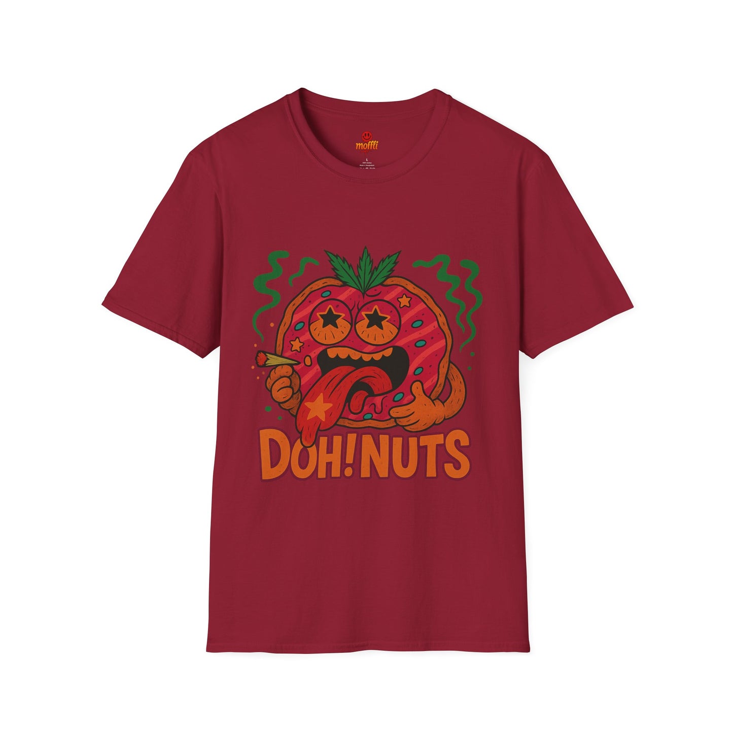 DOH! NUTS Funny Stoner Donut T-Shirt (Tax Included)