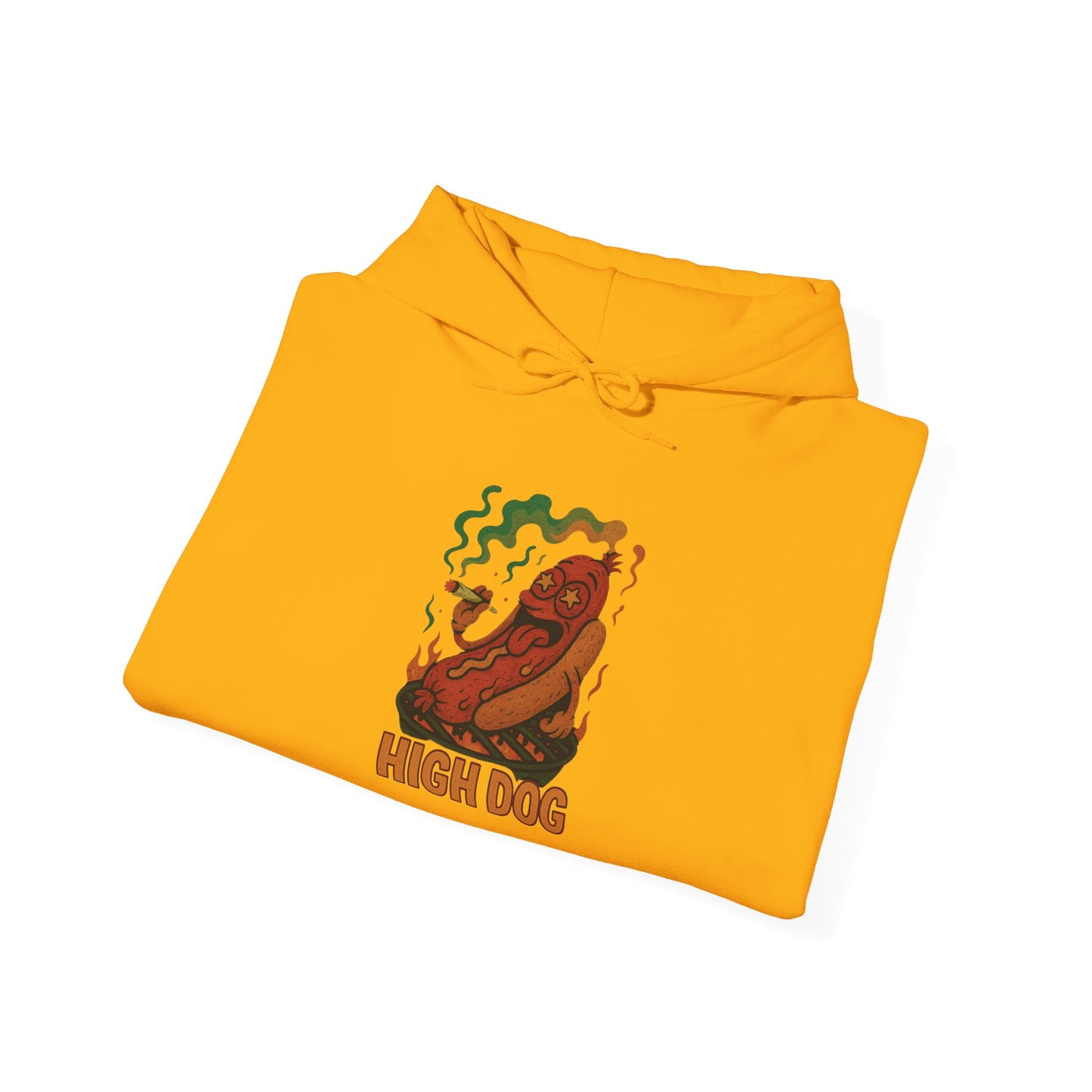 High Dog Hoodie – Funny Weed Hot Dog (Tax Included)