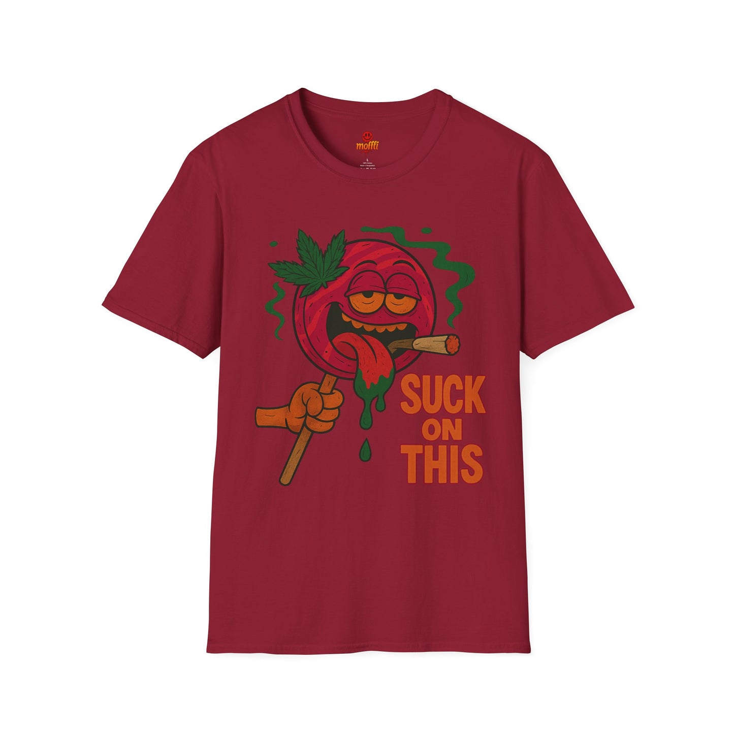 Suck On This T-Shirt – Funny Weed Lollipop Shirt (Tax Included)