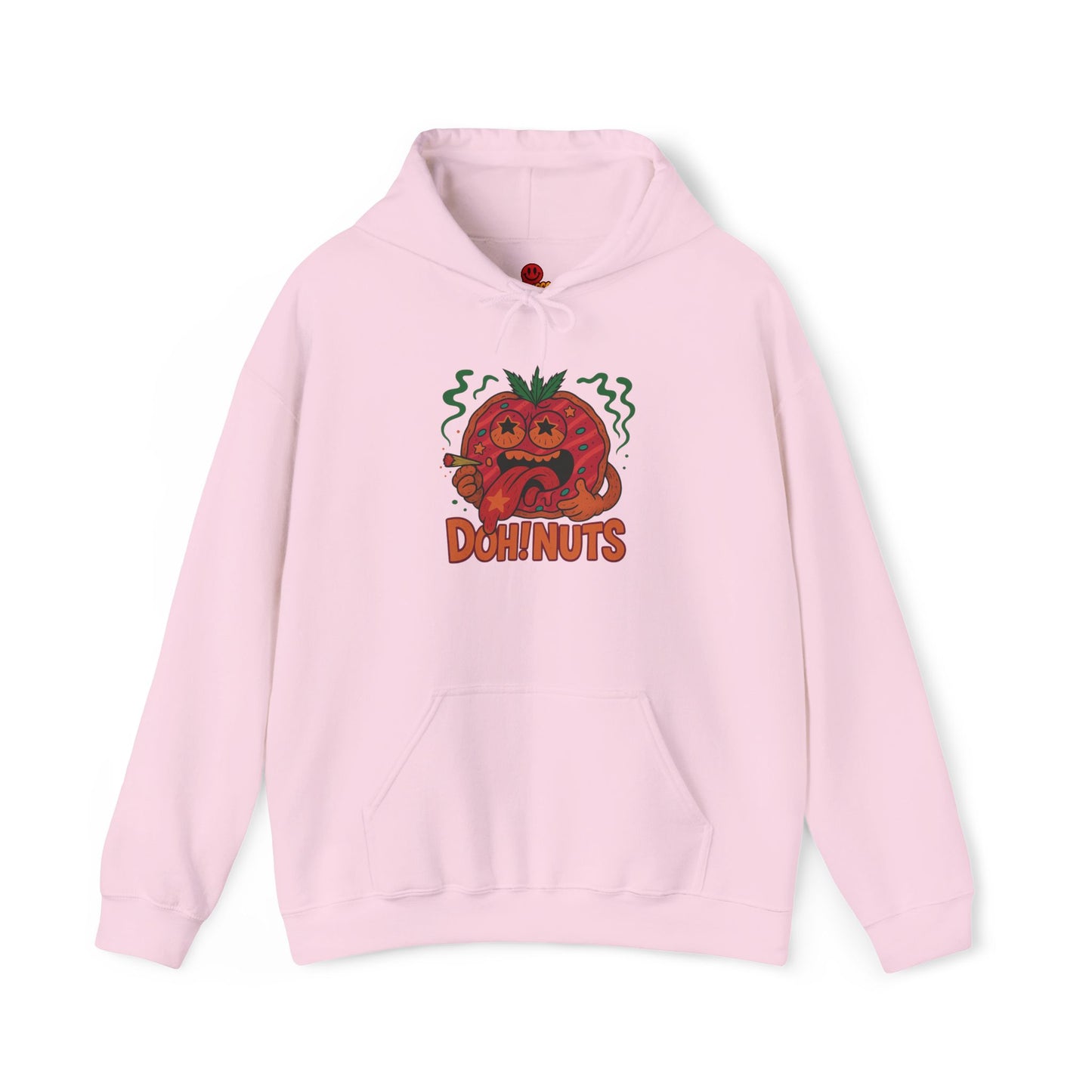 Doh! Nuts Star-Eyes Hoodie – Funny Weed Donut (Tax Included)