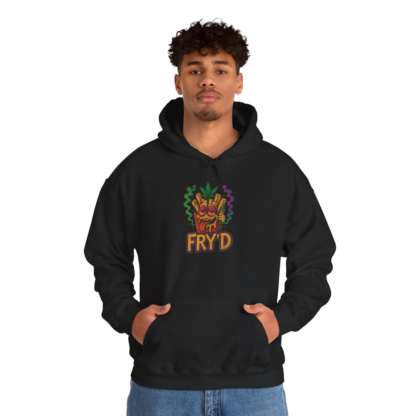 FRY'D Hoodie – Funny Weed French Fries (Tax Included)