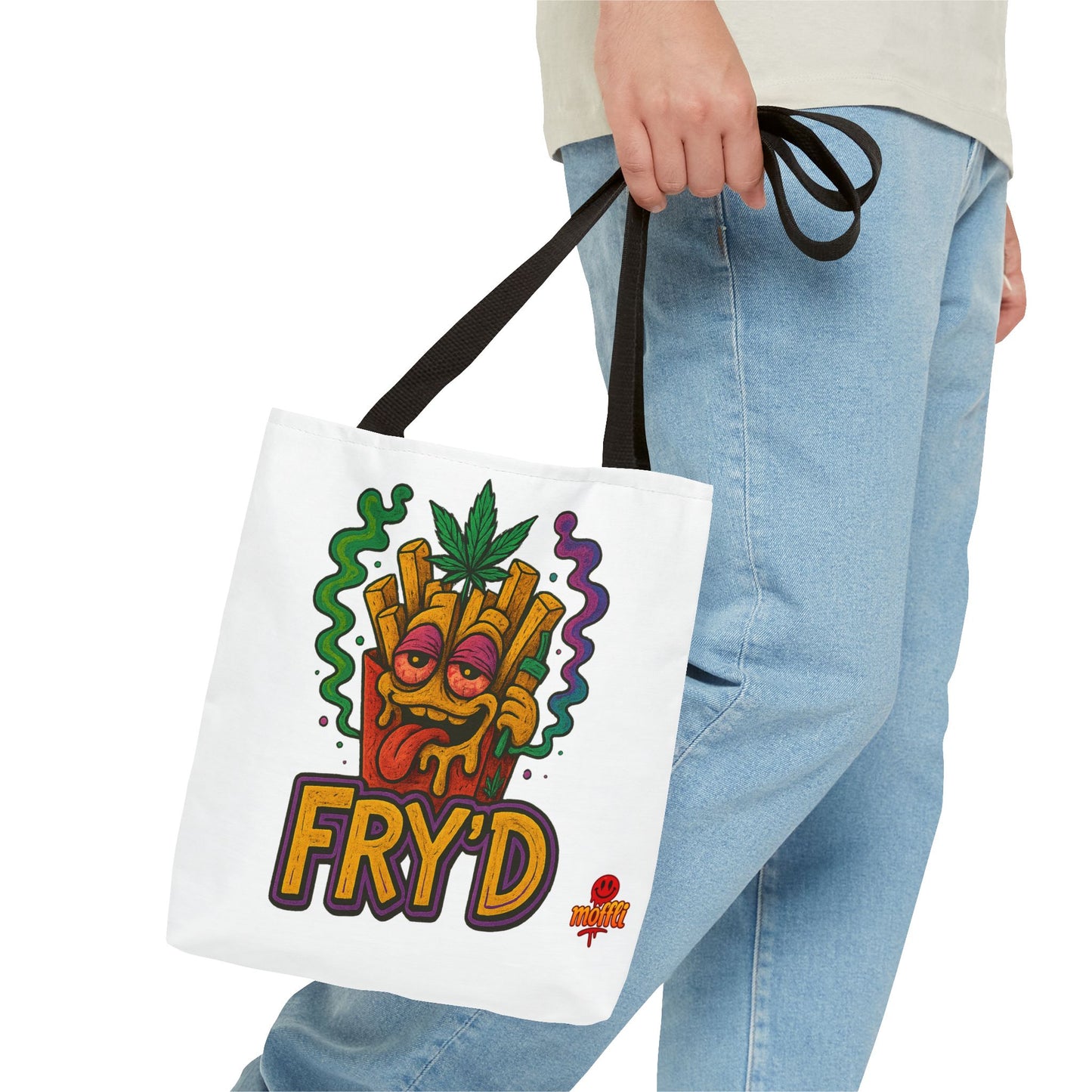FRY’D Tote Bag – Funny Weed Fries 420 (Tax Included)