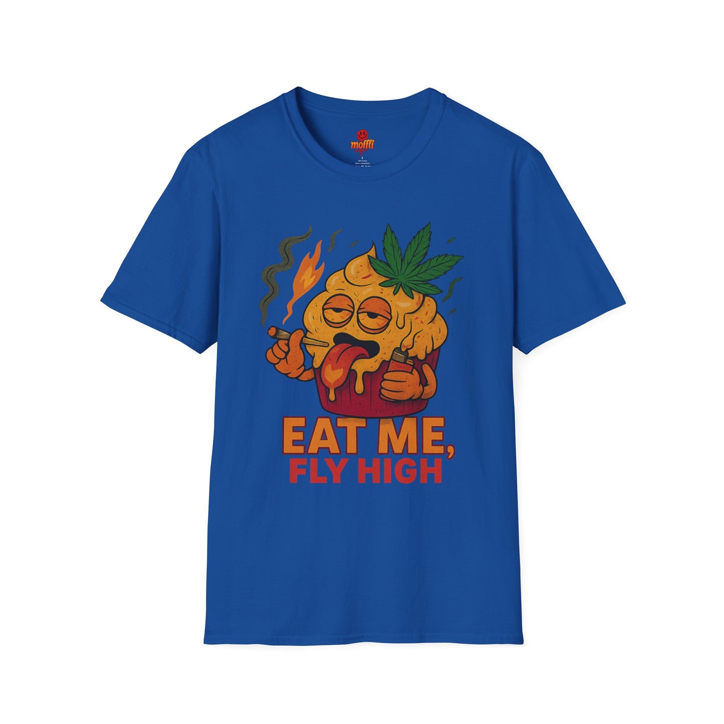 Eat Me Fly High T-Shirt – Funny Weed Muffin Shirt (Tax Included)