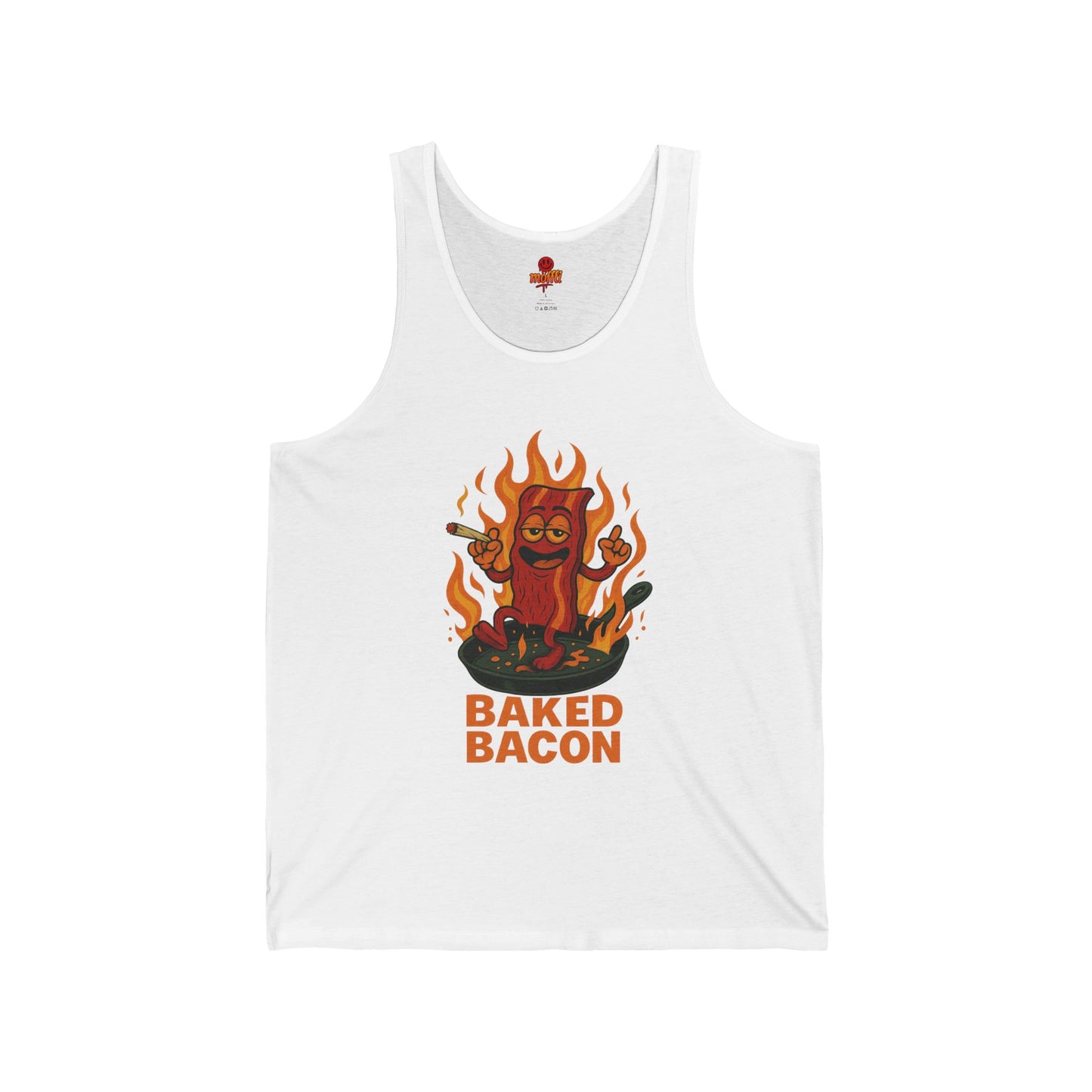 Baked Bacon Tank Top, Funny Weed Bacon (Tax Included)