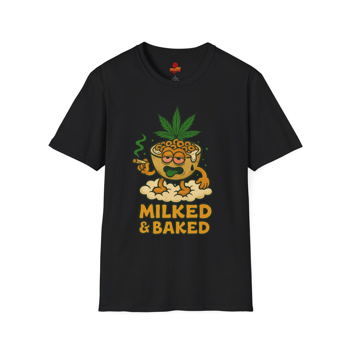 Milked & Baked Funny Cereal Weed Shirt (Tax Included)