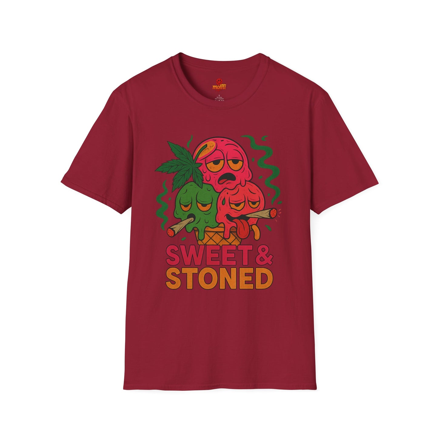 Sweet & Stoned T-Shirt – Funny Weed Ice Cream (Tax Included)