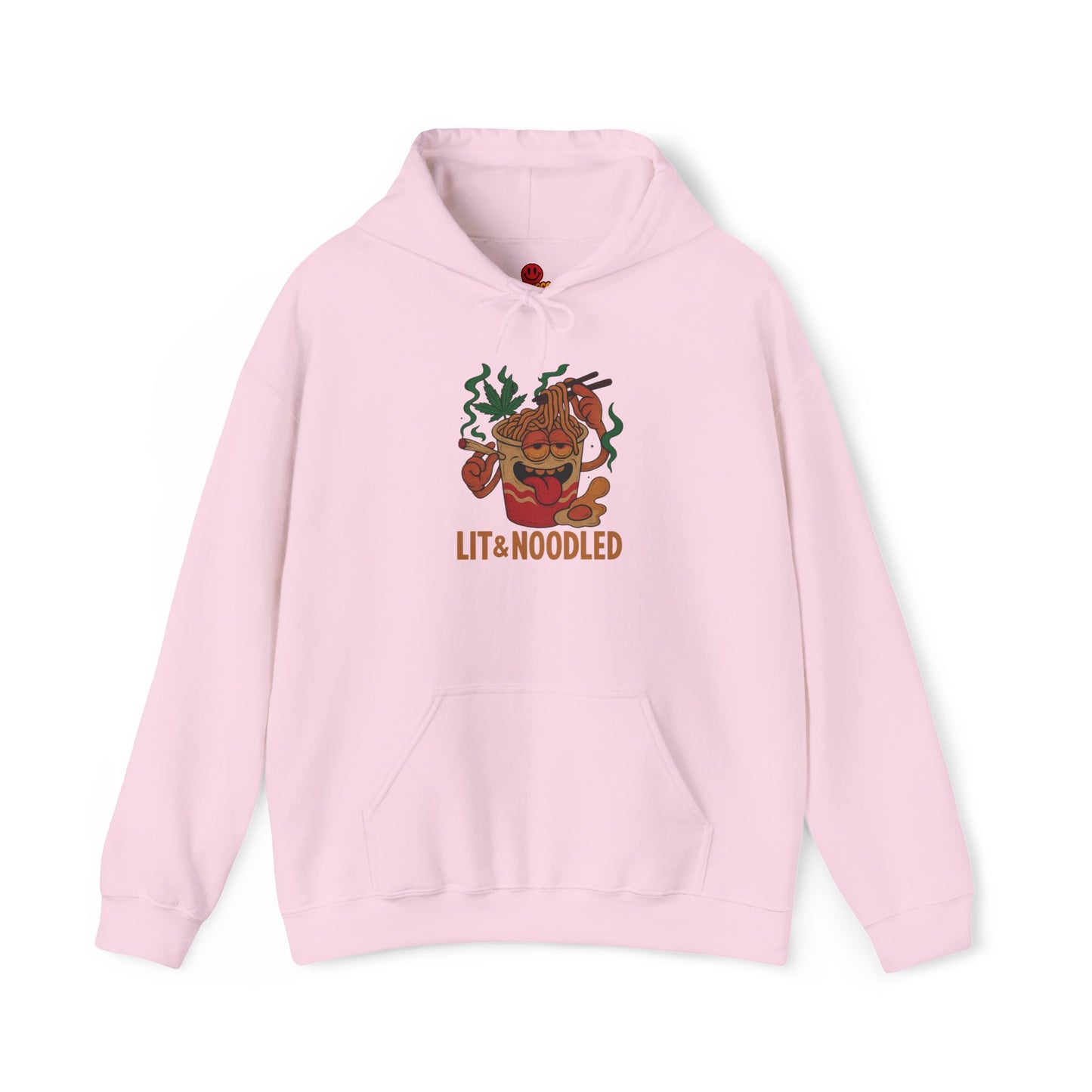 Lit & Noodled Hoodie – Funny Ramen Weed (Tax Included)