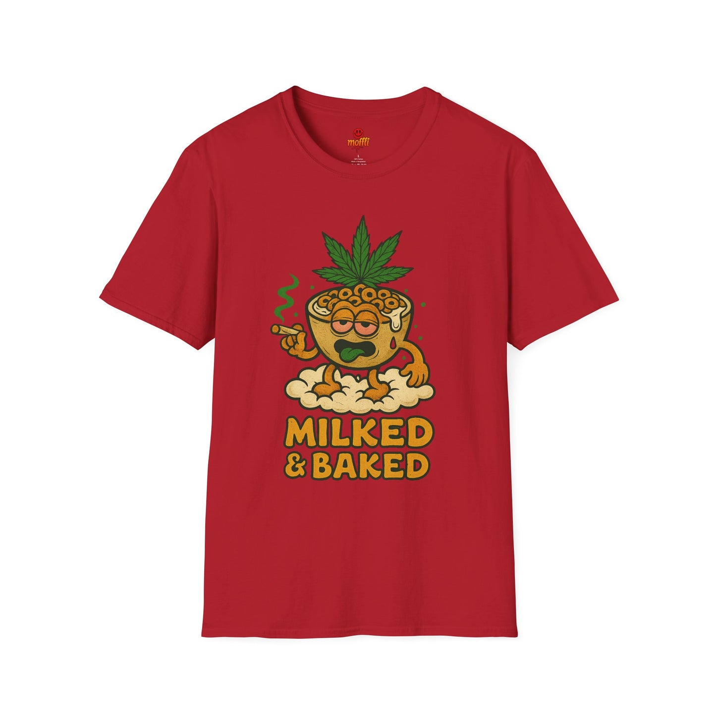 Milked & Baked Funny Cereal Weed Shirt (Tax Included)