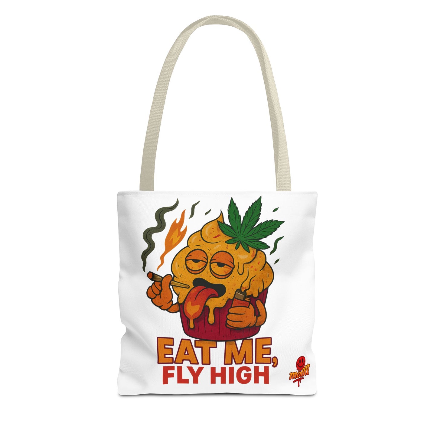 Eat Me Fly High Muffin Tote Bag – Funny Stoner Weed Edible (Tax Included)