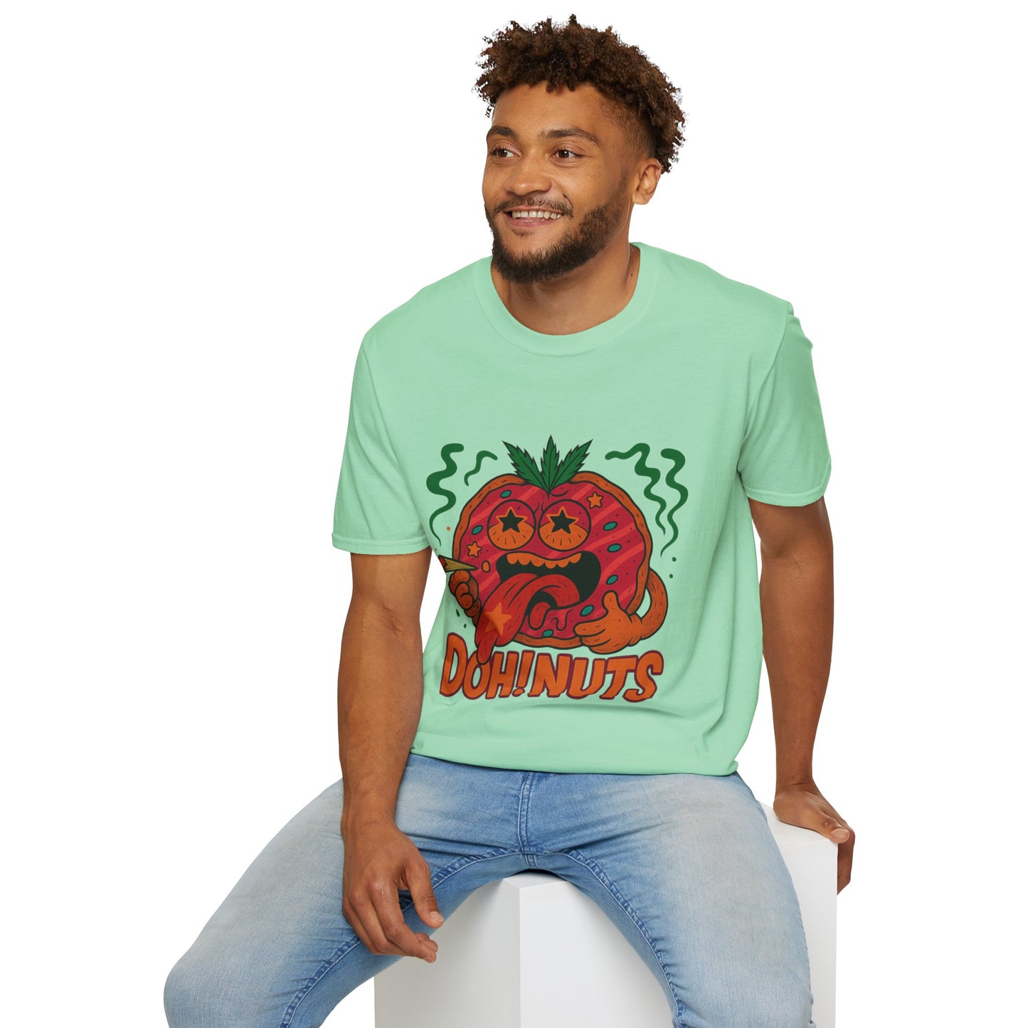 DOH! NUTS Funny Stoner Donut T-Shirt (Tax Included)