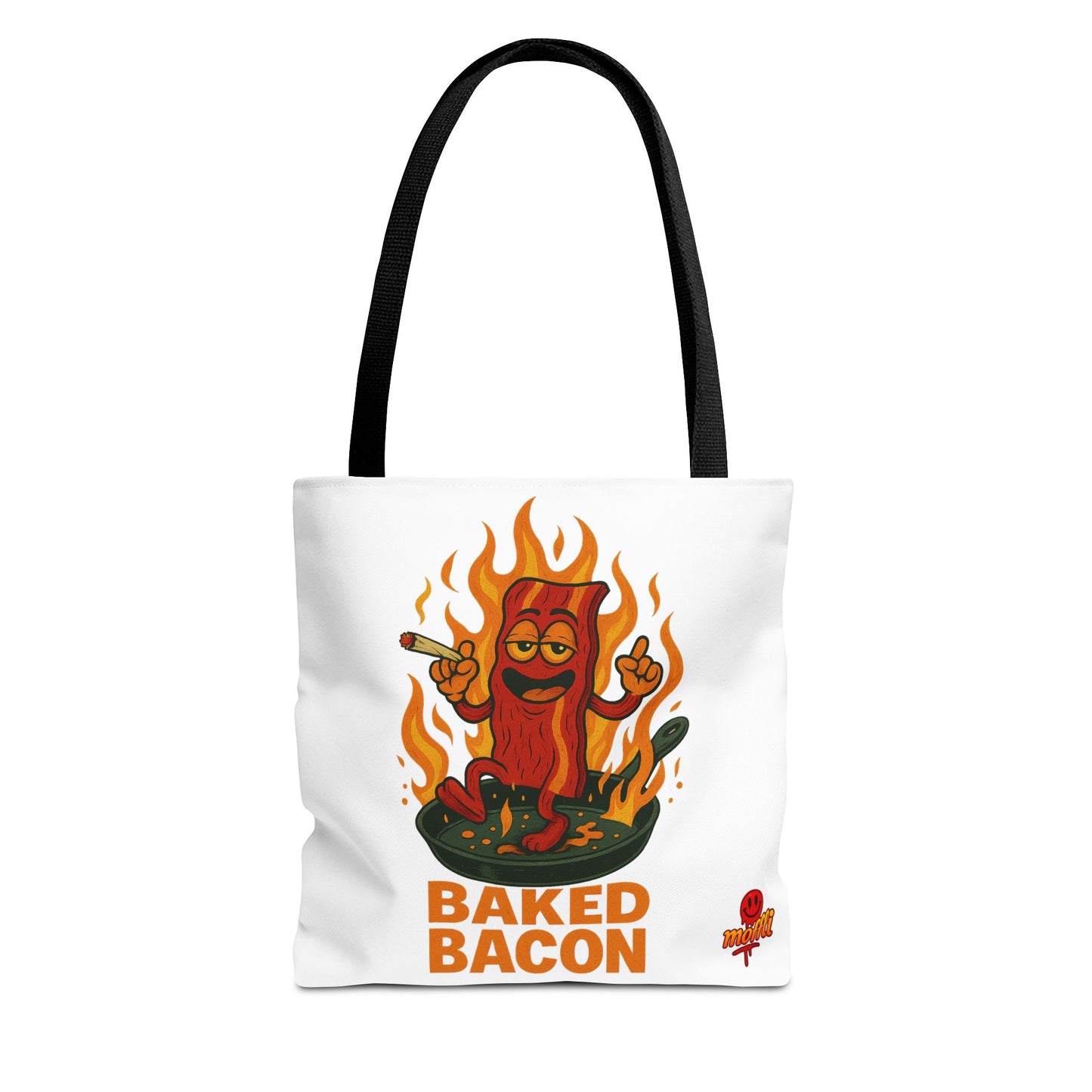Baked Bacon Tote Bag – Funny Stoner Bacon Weed (Tax Included)