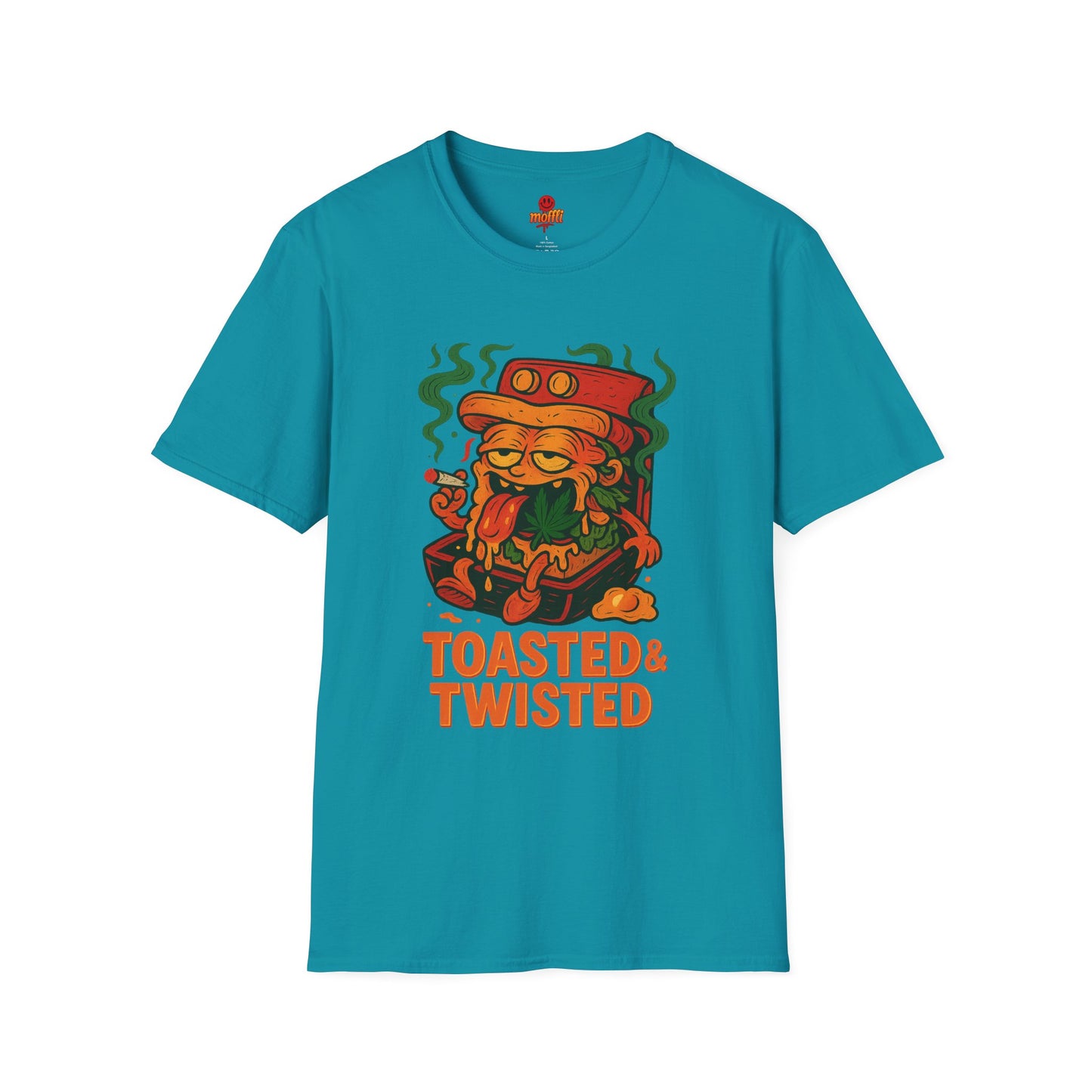 Toasted & Twisted T-Shirt – Funny Weed Sandwich (Tax Included)