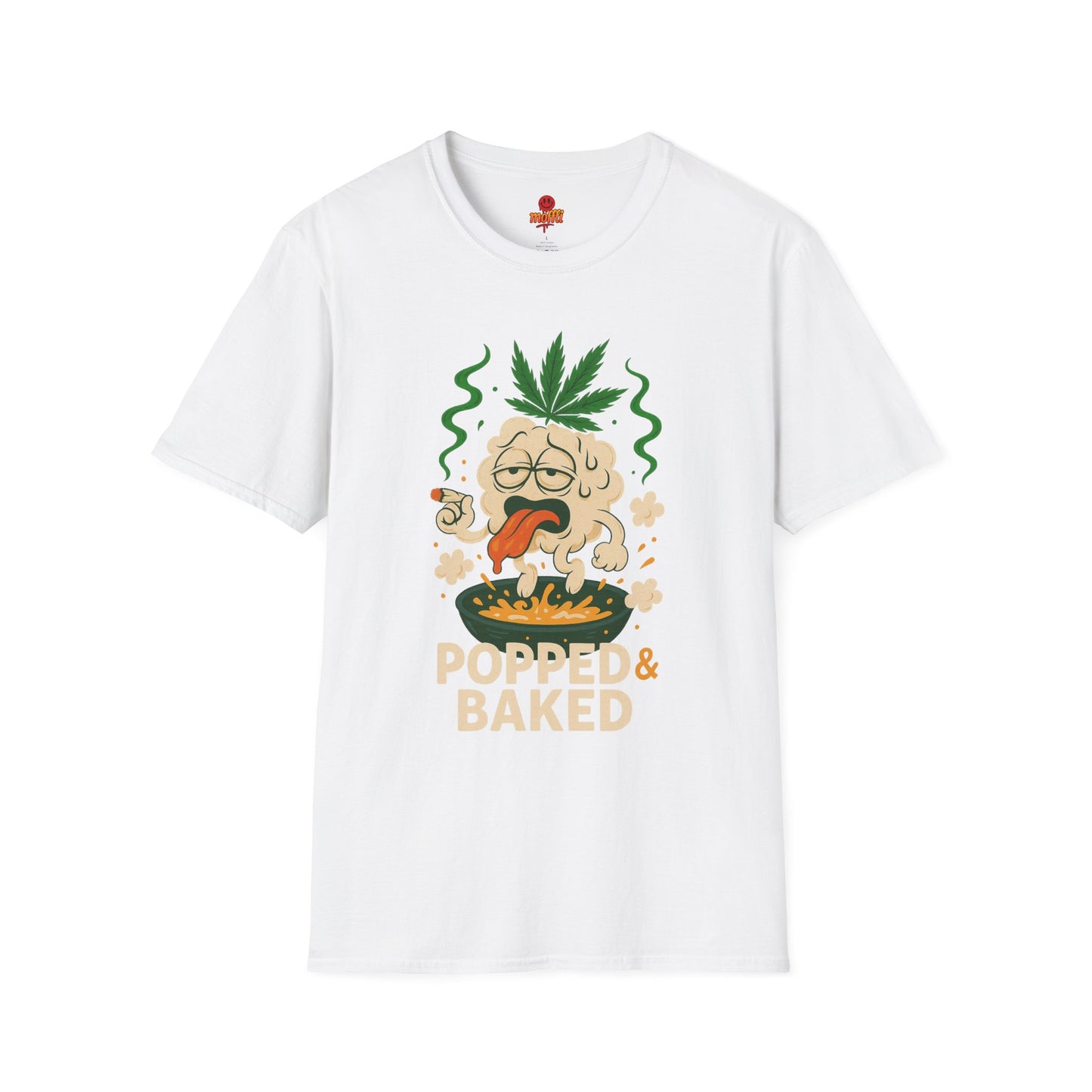 Popped & Baked – Funny Weed Popcorn Shirt (Tax Included)