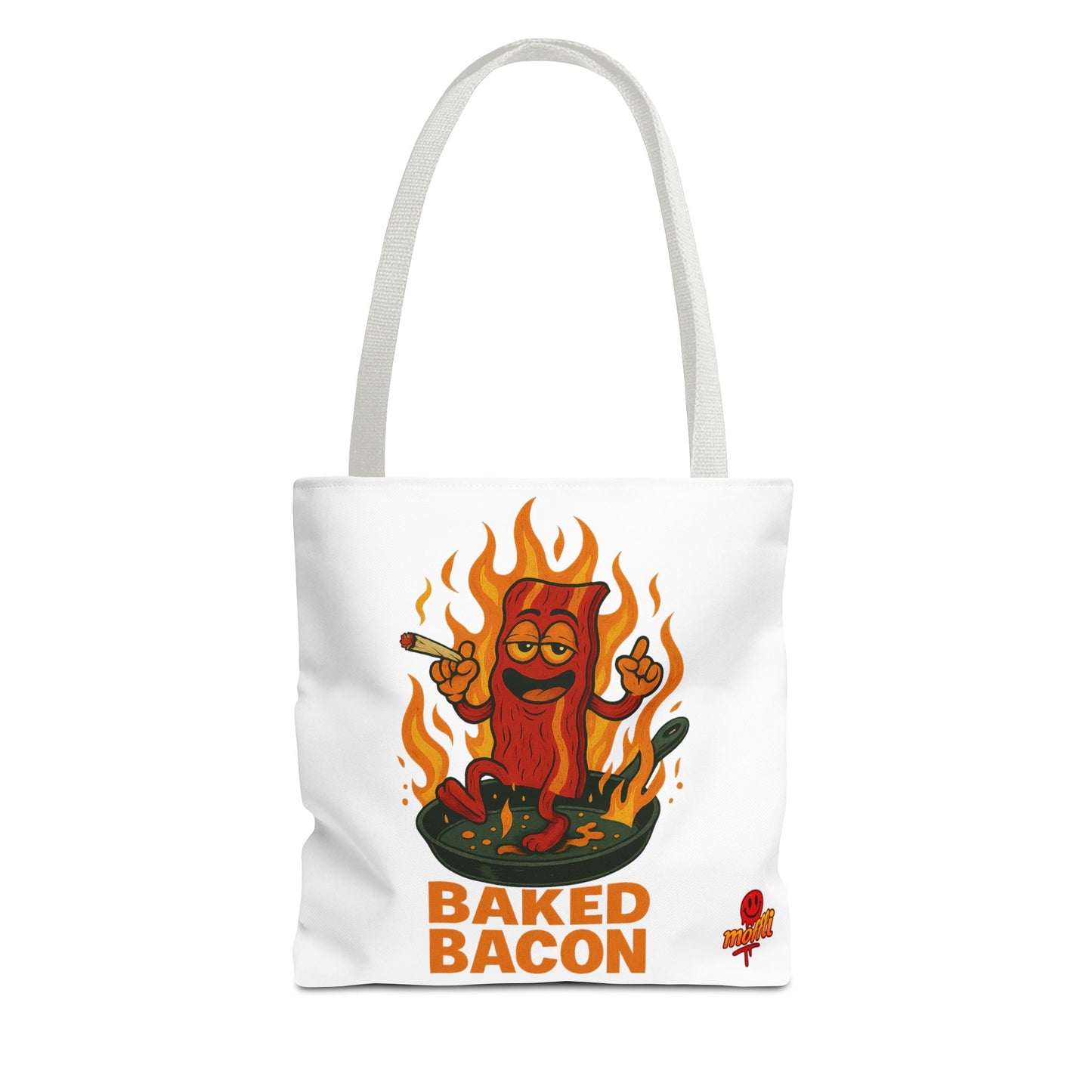 Baked Bacon Tote Bag – Funny Stoner Bacon Weed (Tax Included)