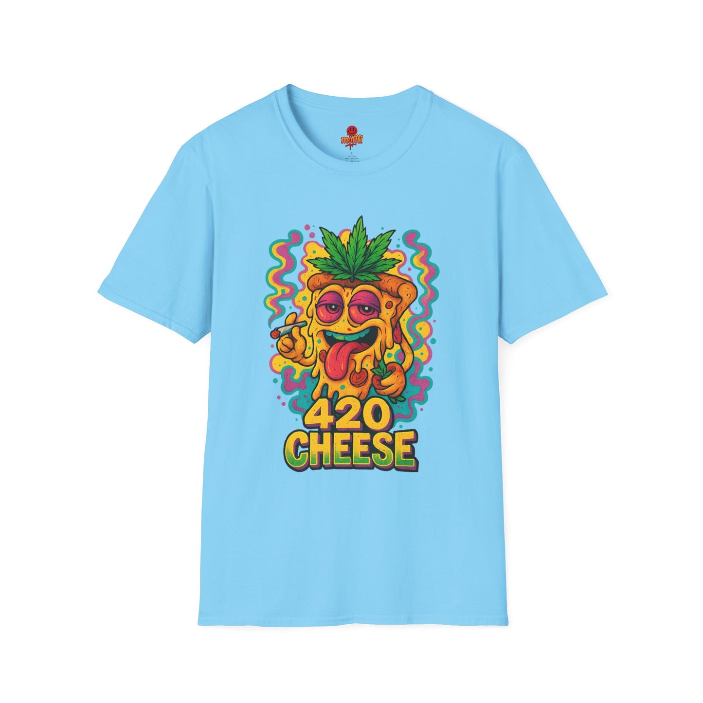 420 Cheese Weed Shirt – Funny Trippy Pizza T-Shirt (Tax Included)