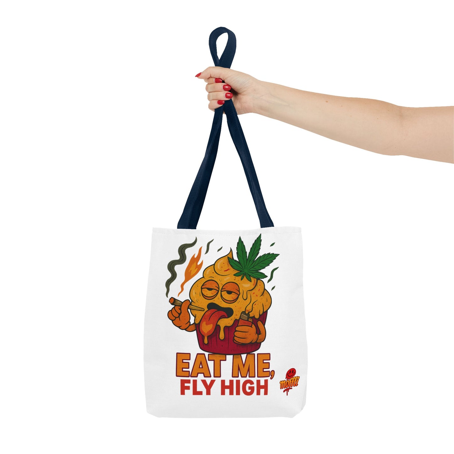 Eat Me Fly High Muffin Tote Bag – Funny Stoner Weed Edible (Tax Included)